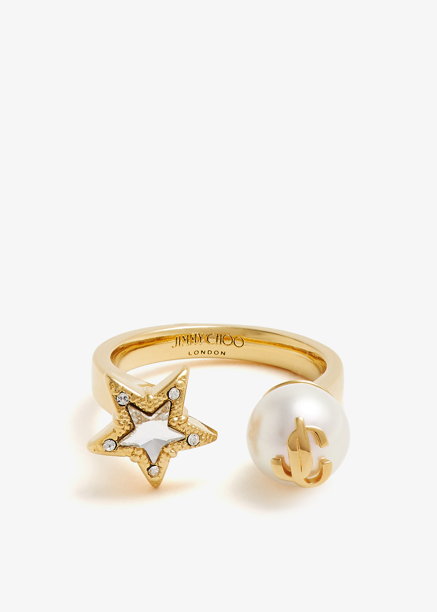 

JC Star Pearl ring, Gold