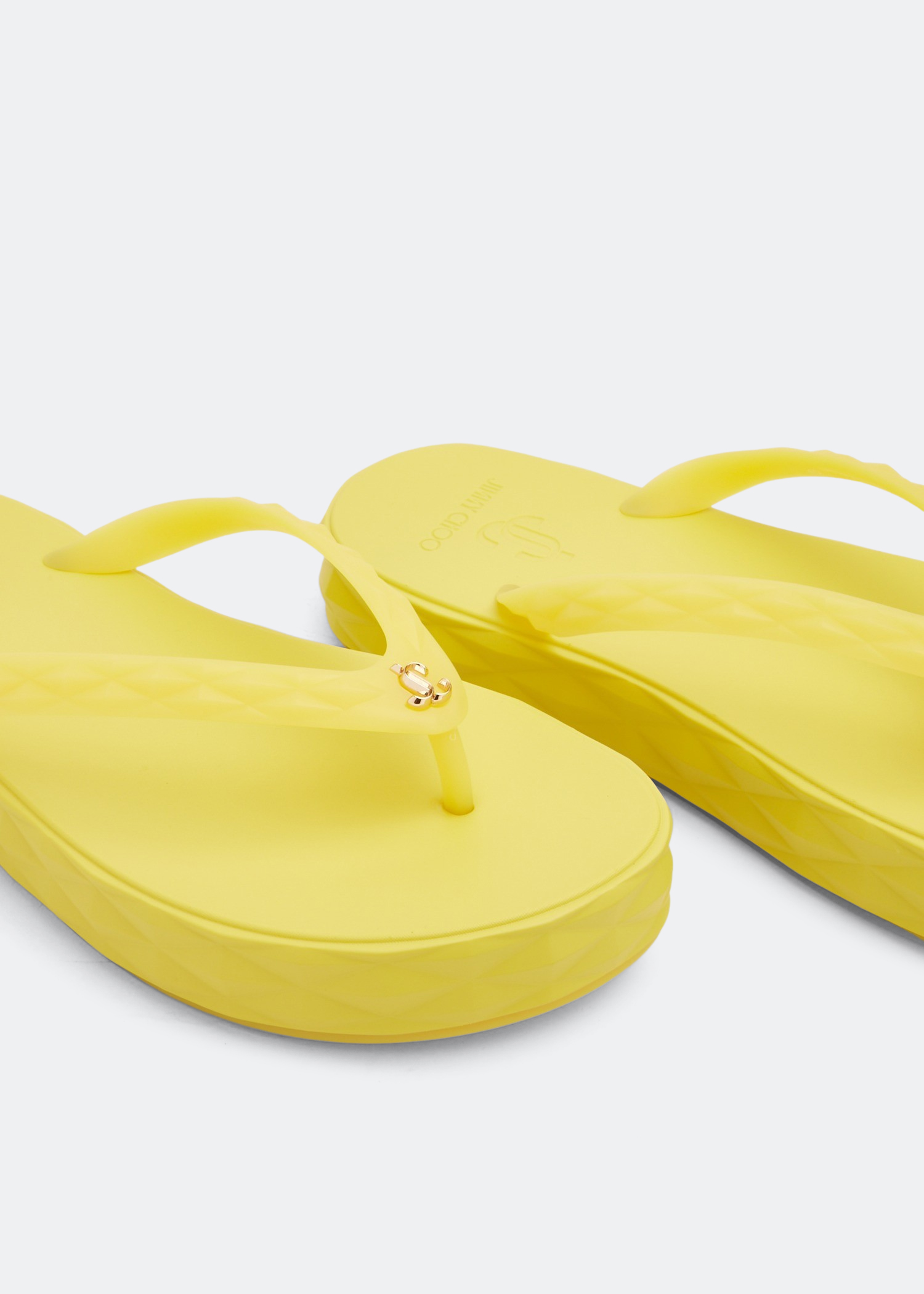 

Diamond flip flops, Yellow