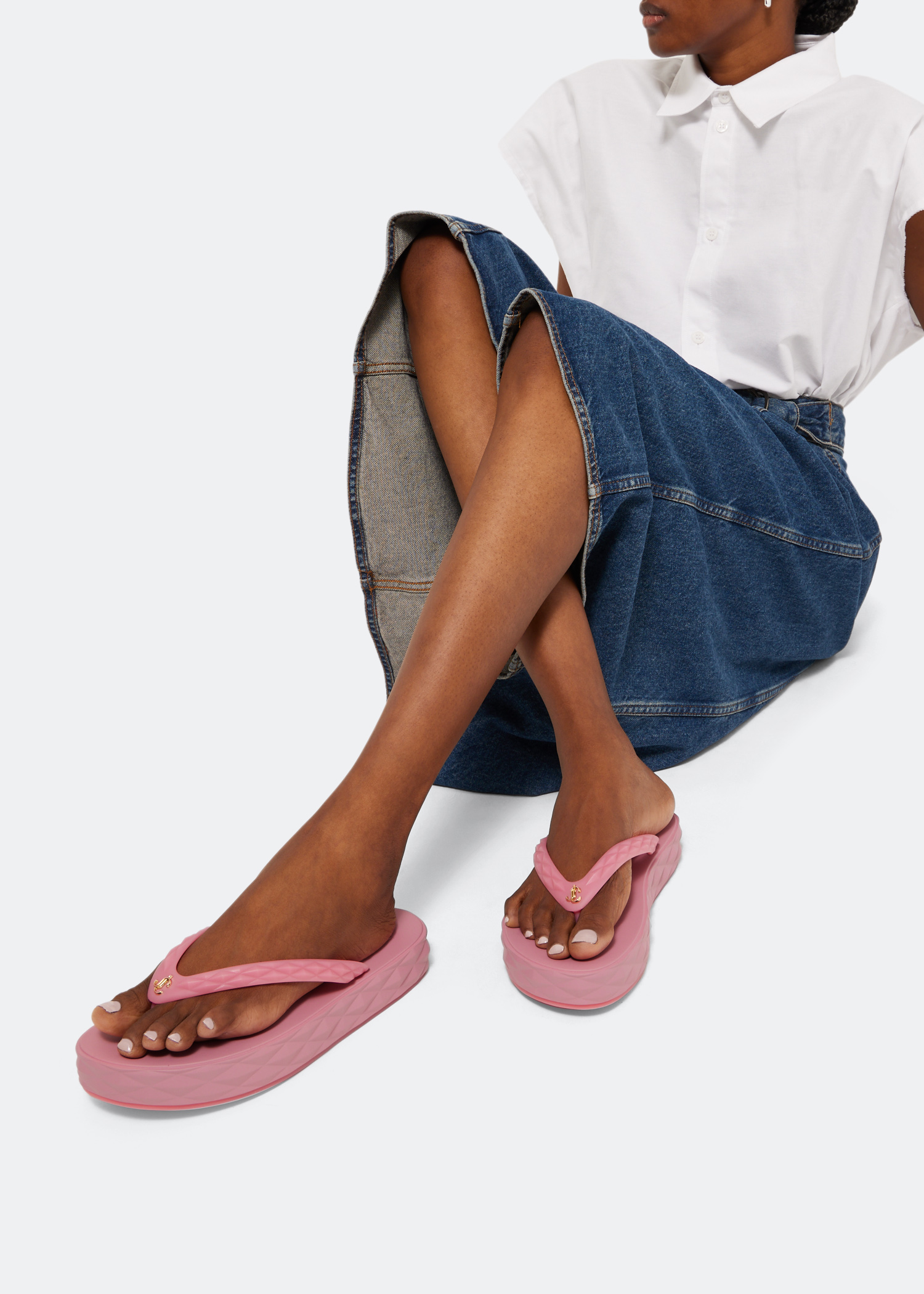 

Diamond flip flops, Pink