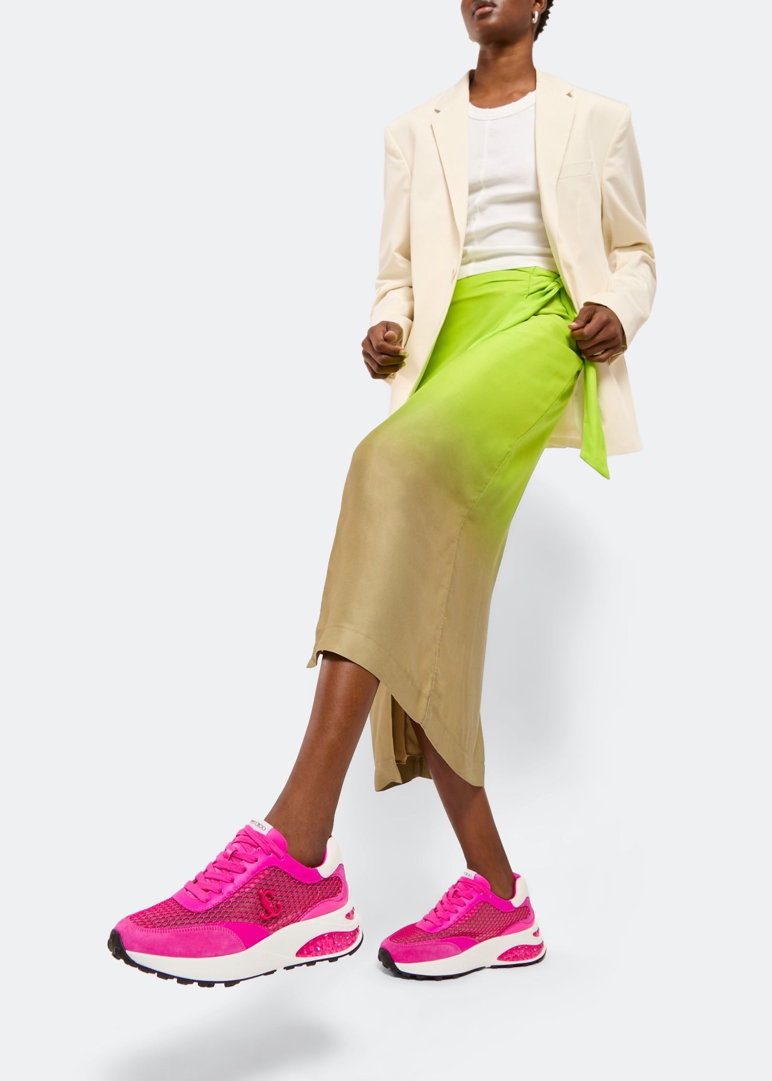 

Memphis lace-up sneakers, Pink