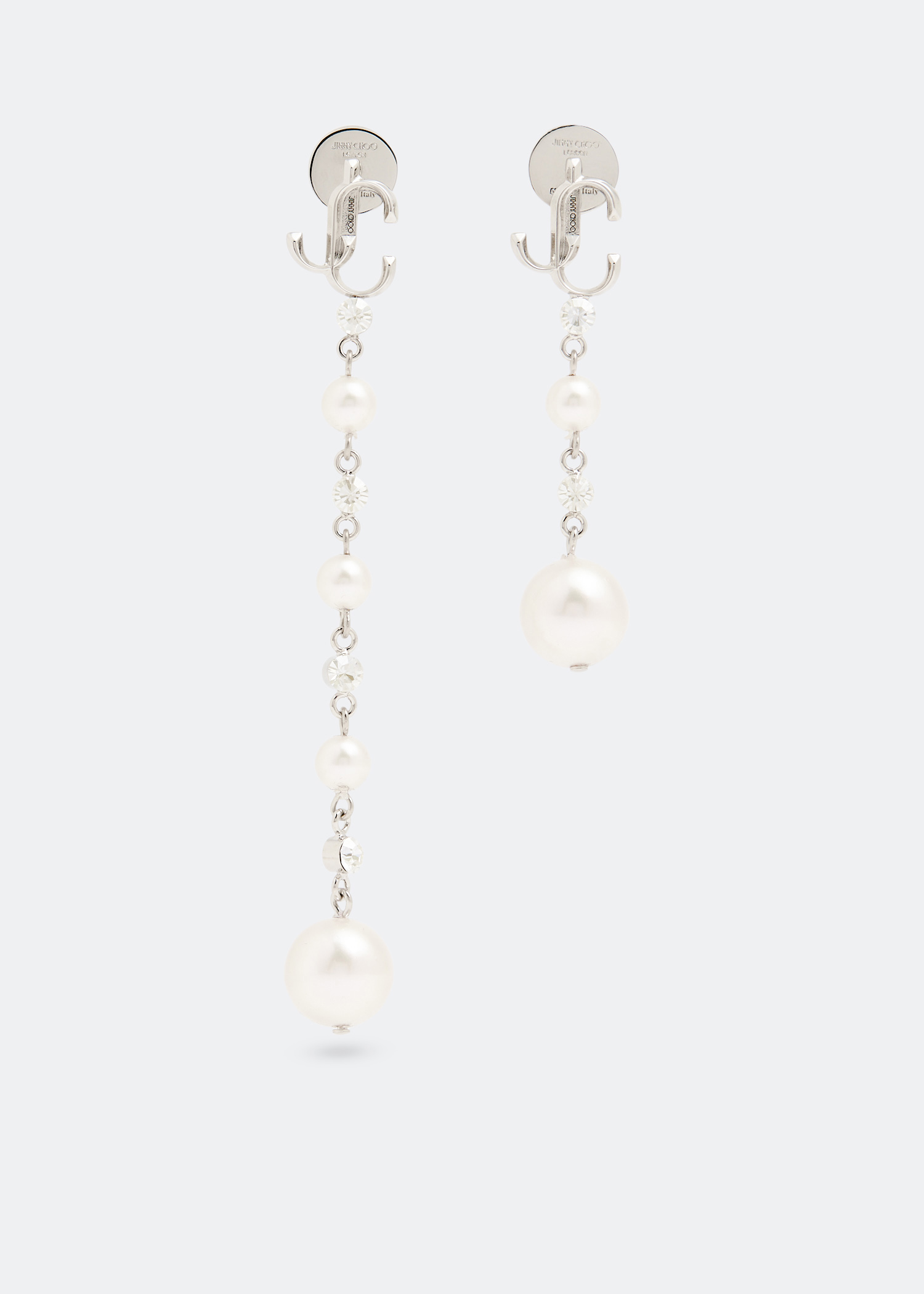

Pearl Drop earrings, Silver