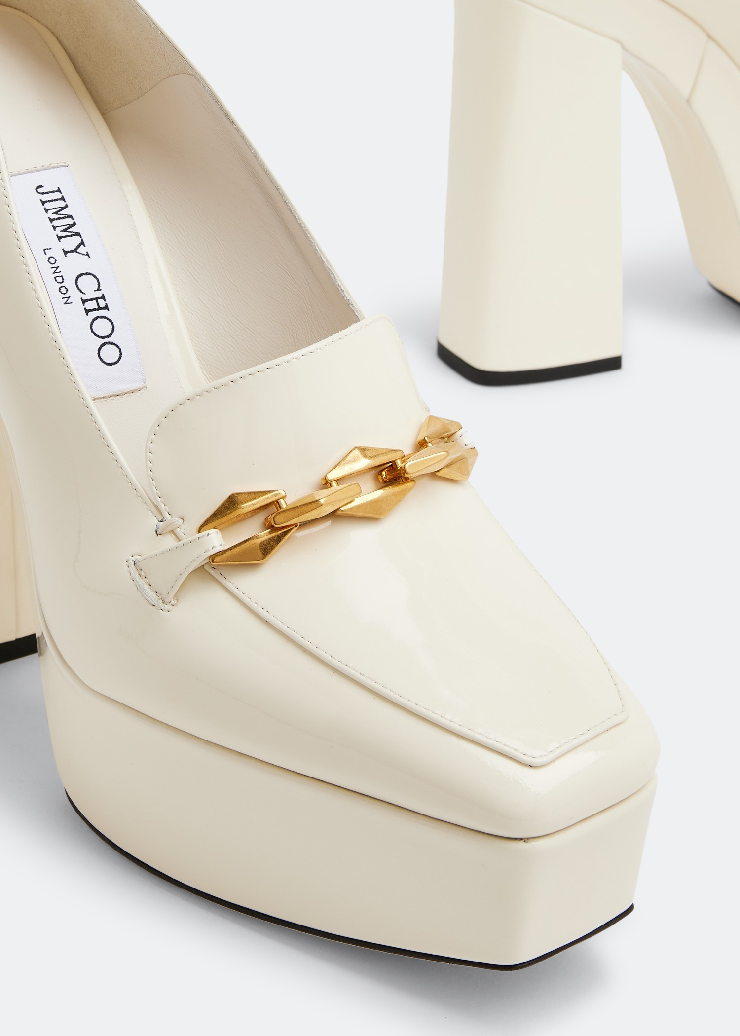 

Diamond Tilda 140 pumps, White