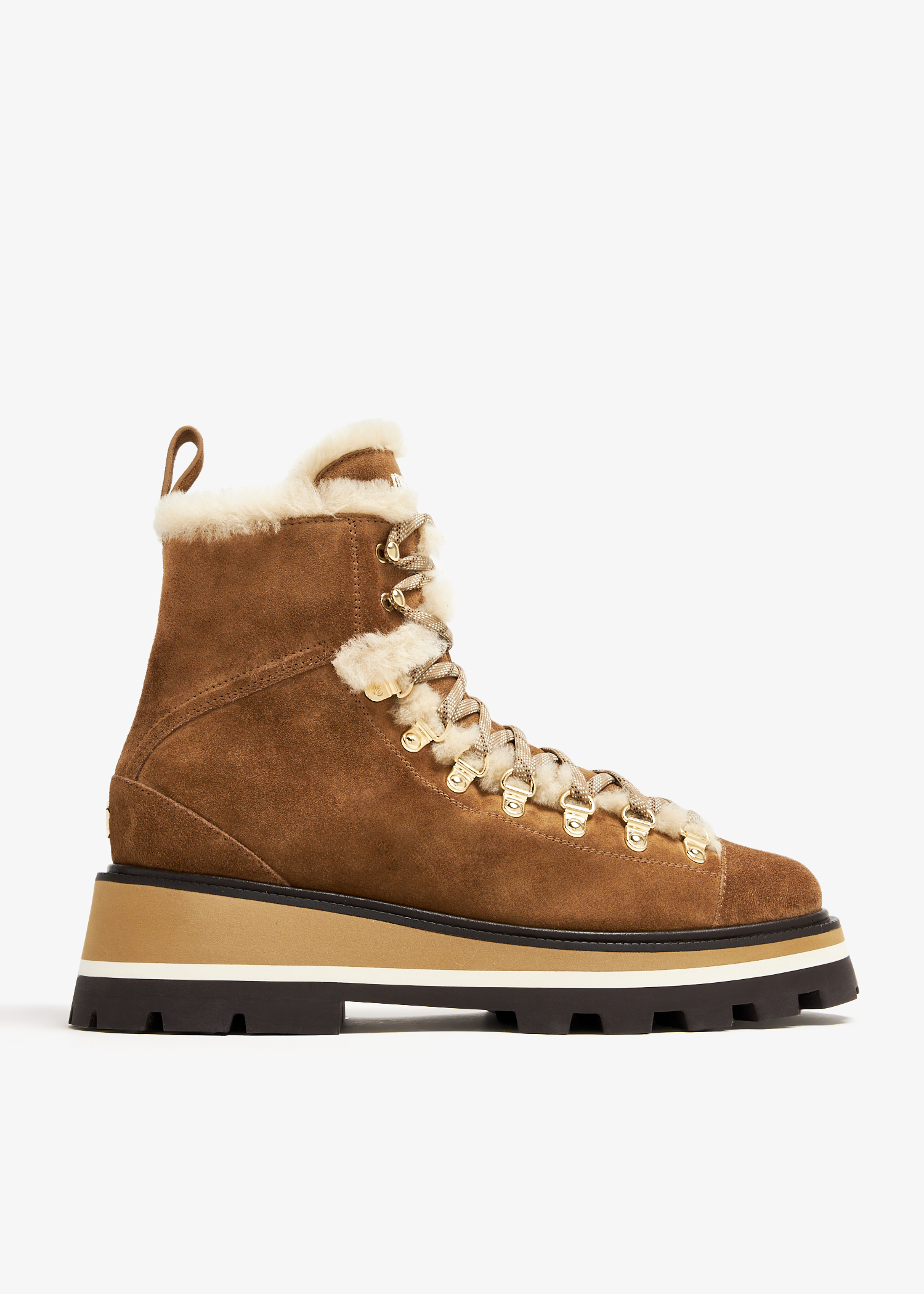 

Chike shearling boots, Brown