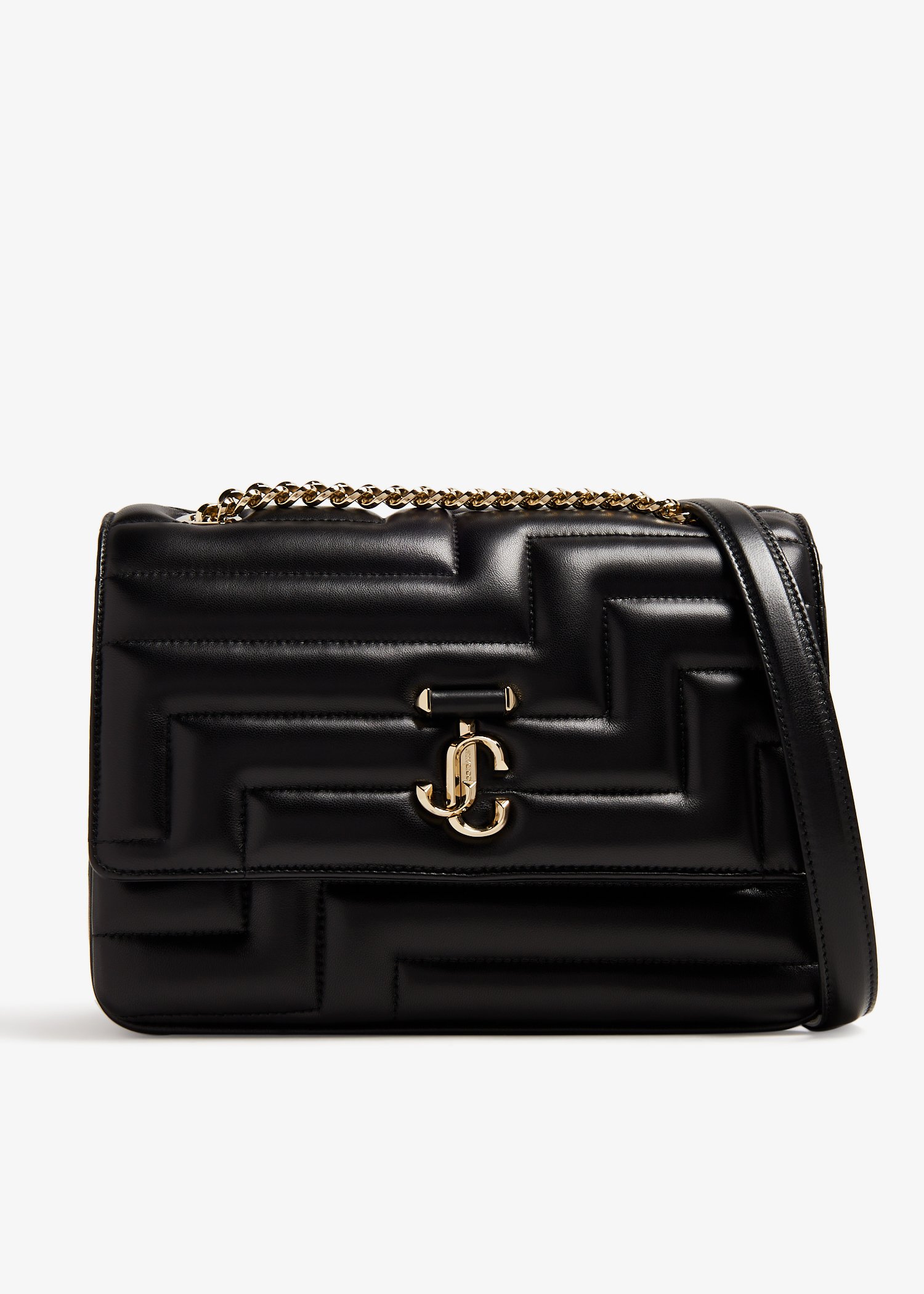 

Avenue large soft shoulder bag, Black
