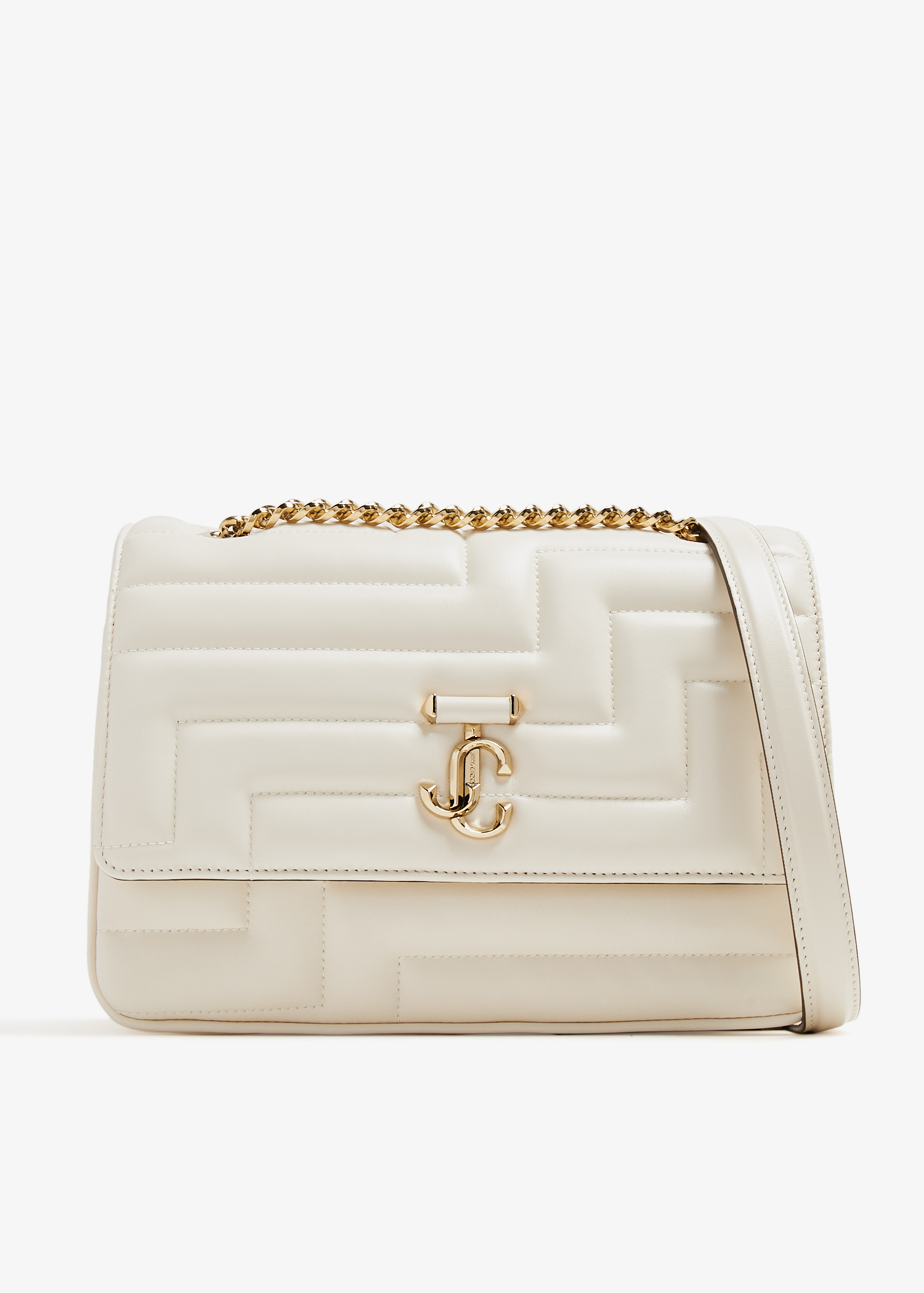 

Avenue large soft shoulder bag, White