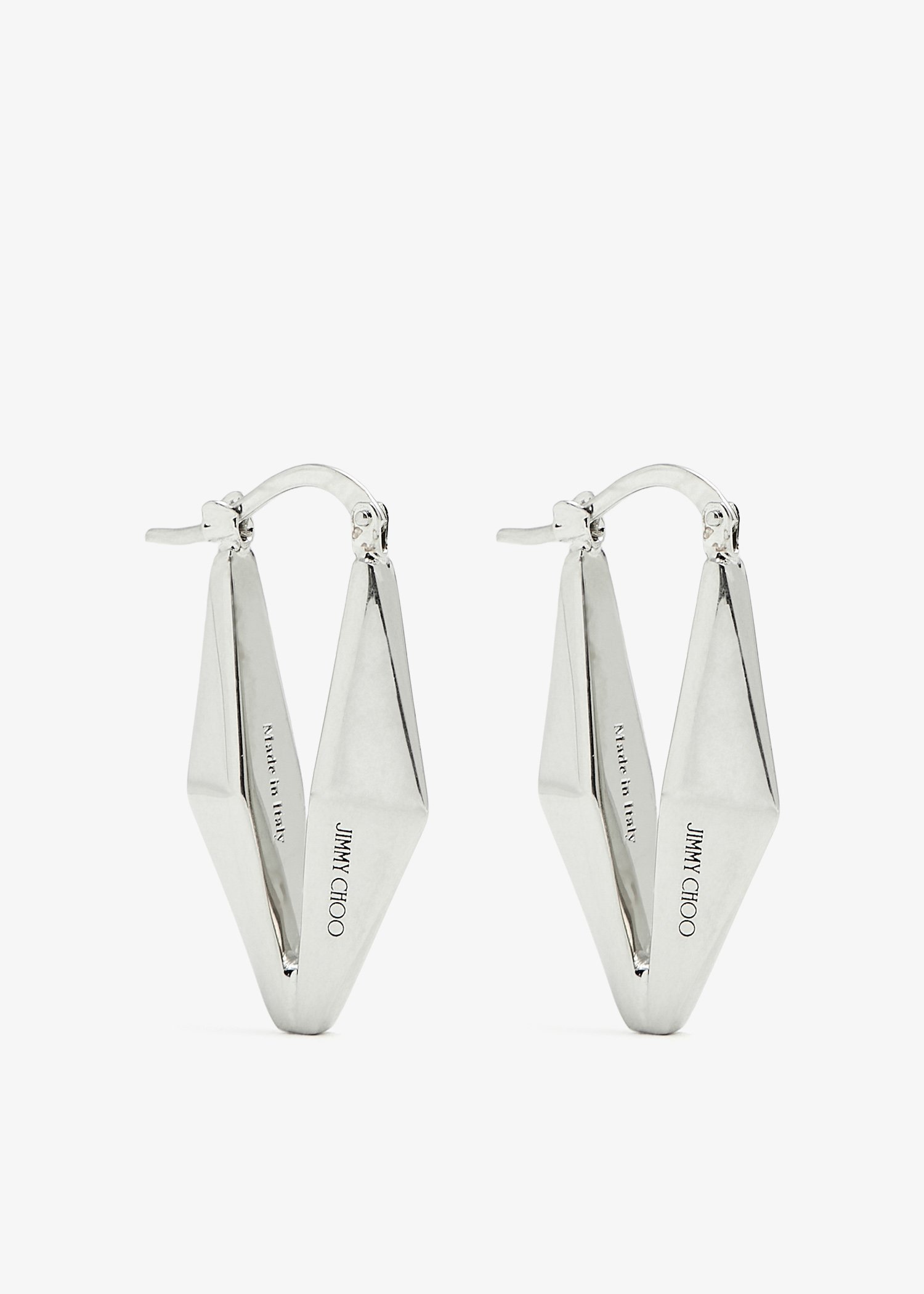 

Diamond chain earrings, Silver