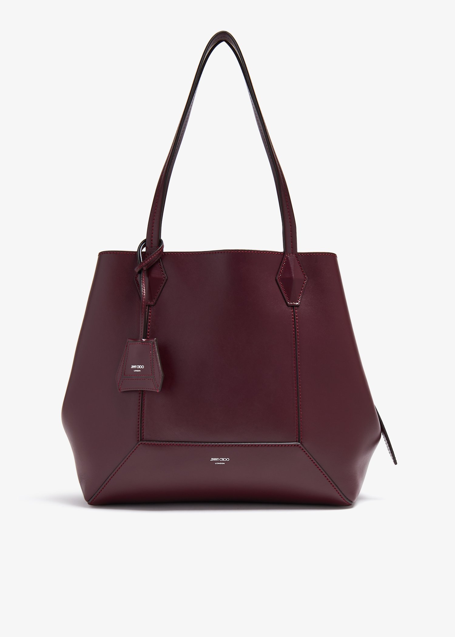 

Diamond medium tote bag, Burgundy