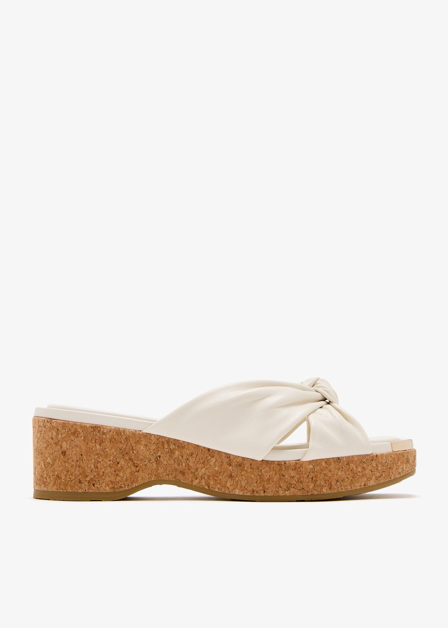 

Avenue Wedge 50 mules, Cream