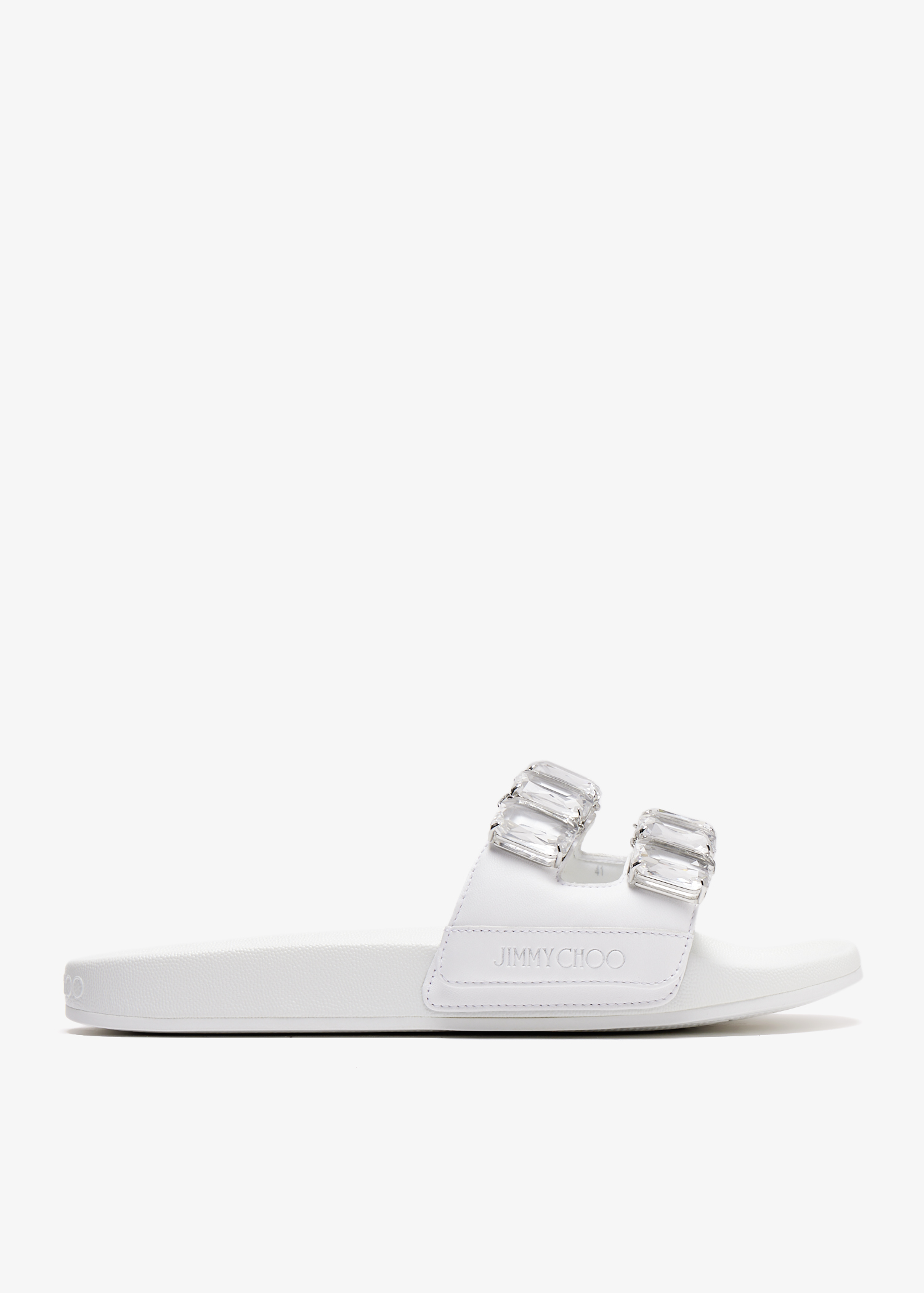 

Fitz slide sandals, White