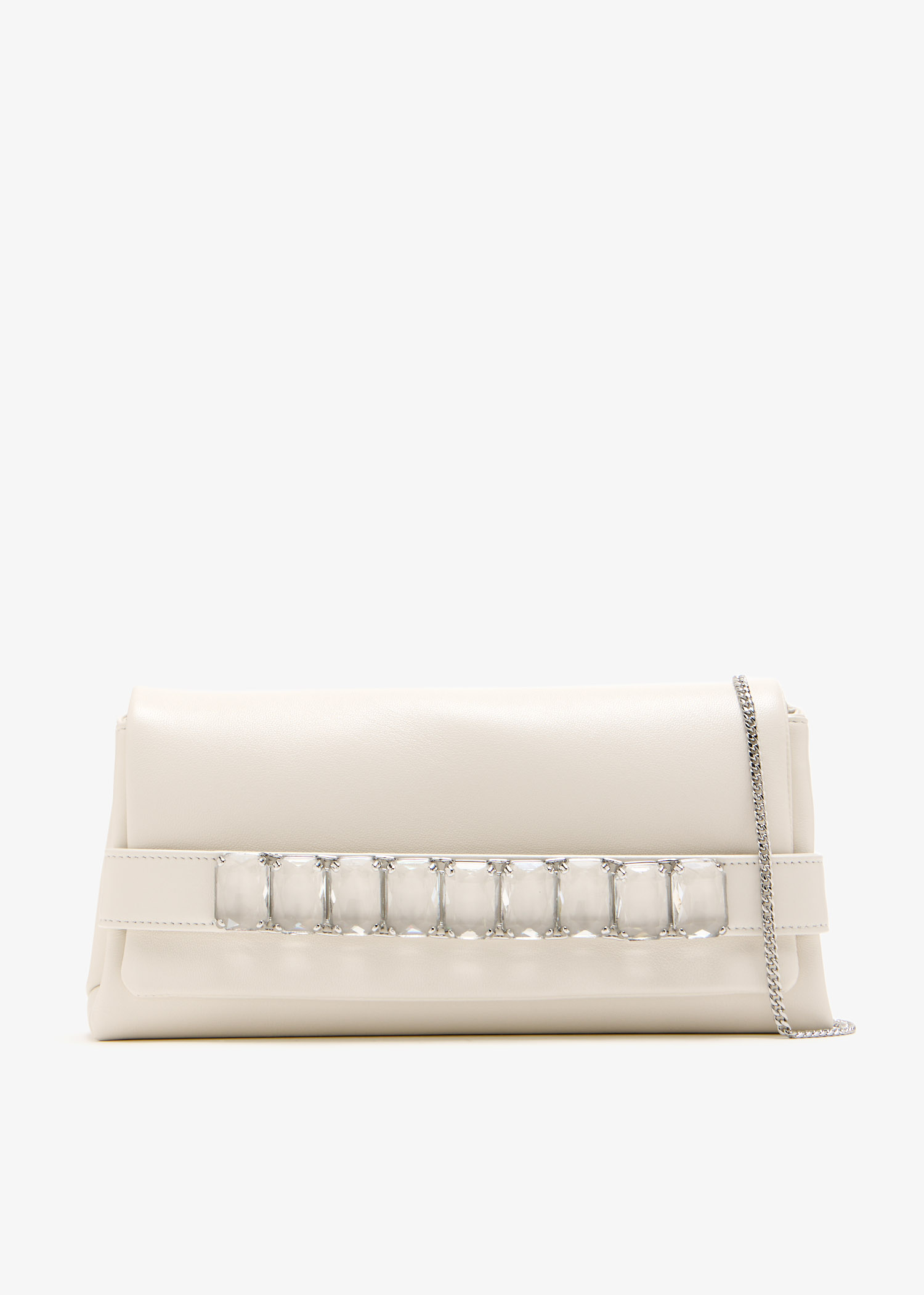 

Kya clutch bag, Cream
