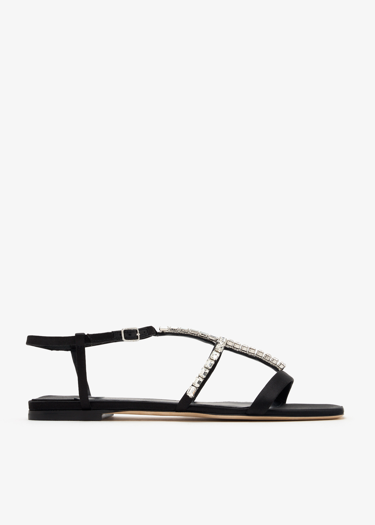 

Gwyn flat sandals, Black