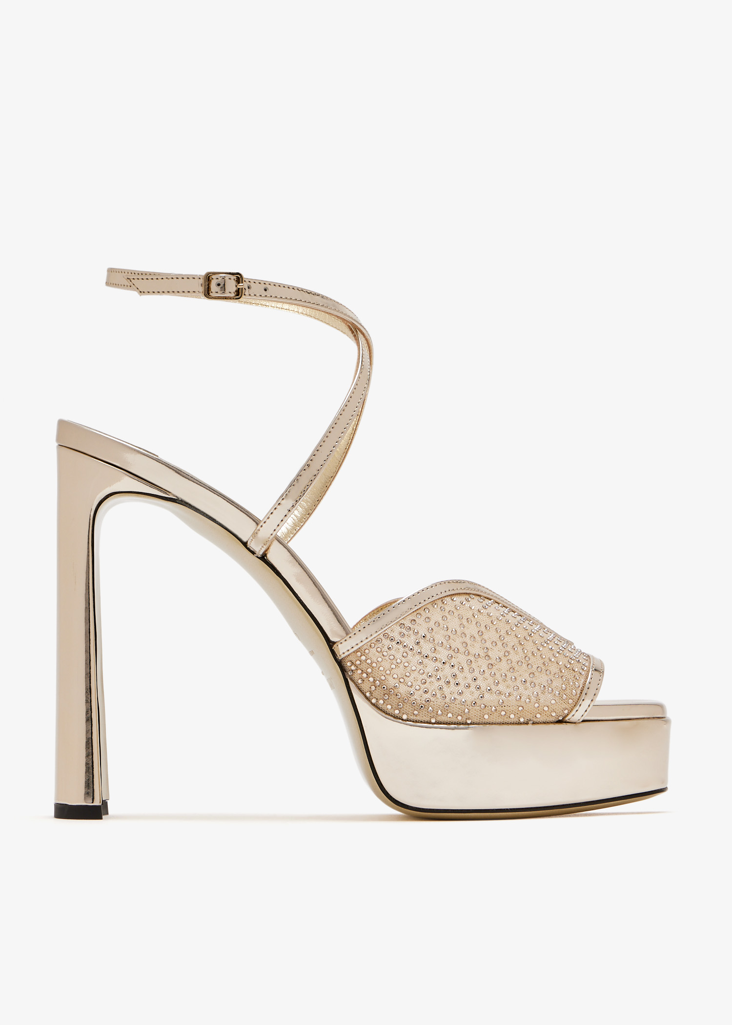 

Karli 125 platform sandals, Gold