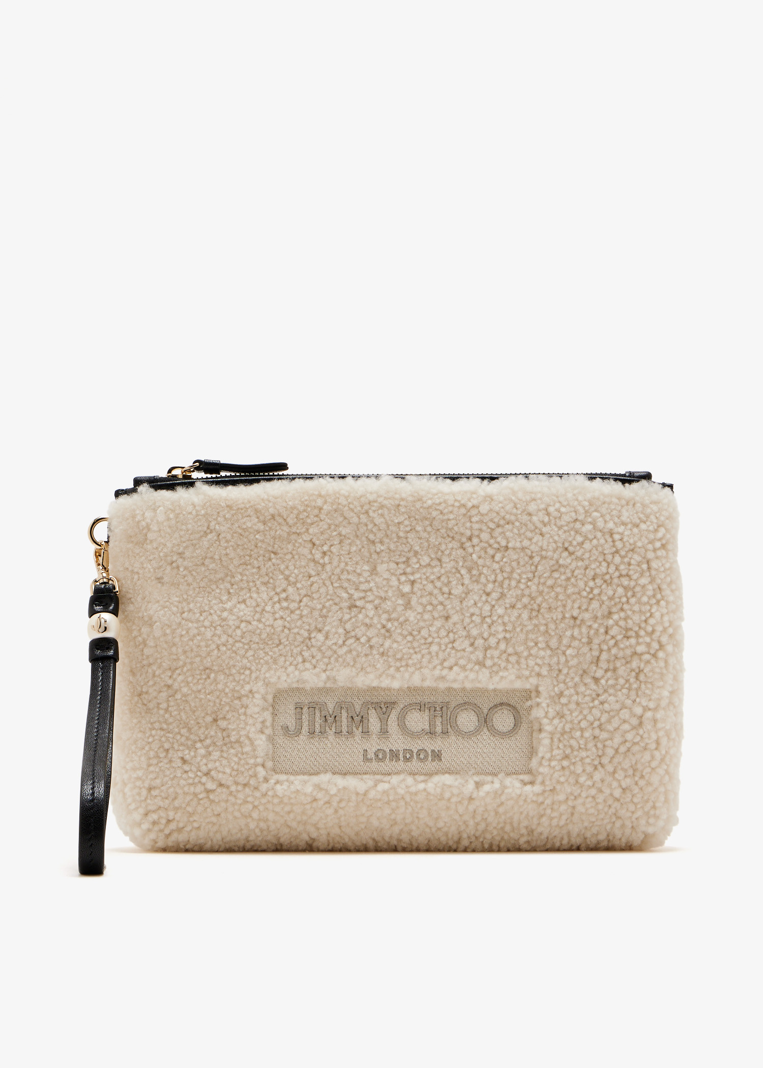 

Zipped flat pouch, White