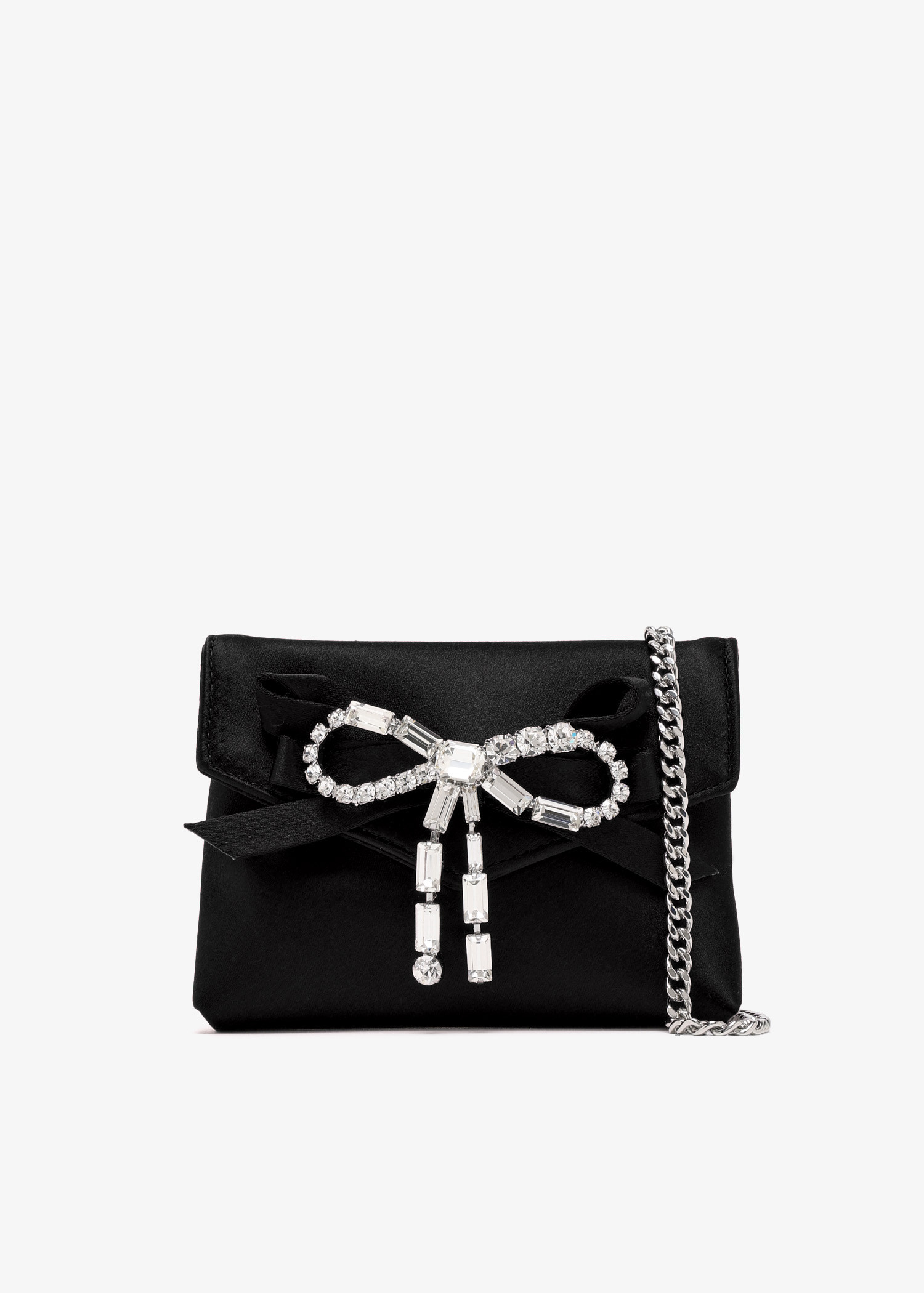 

Soft chain card holder, Black