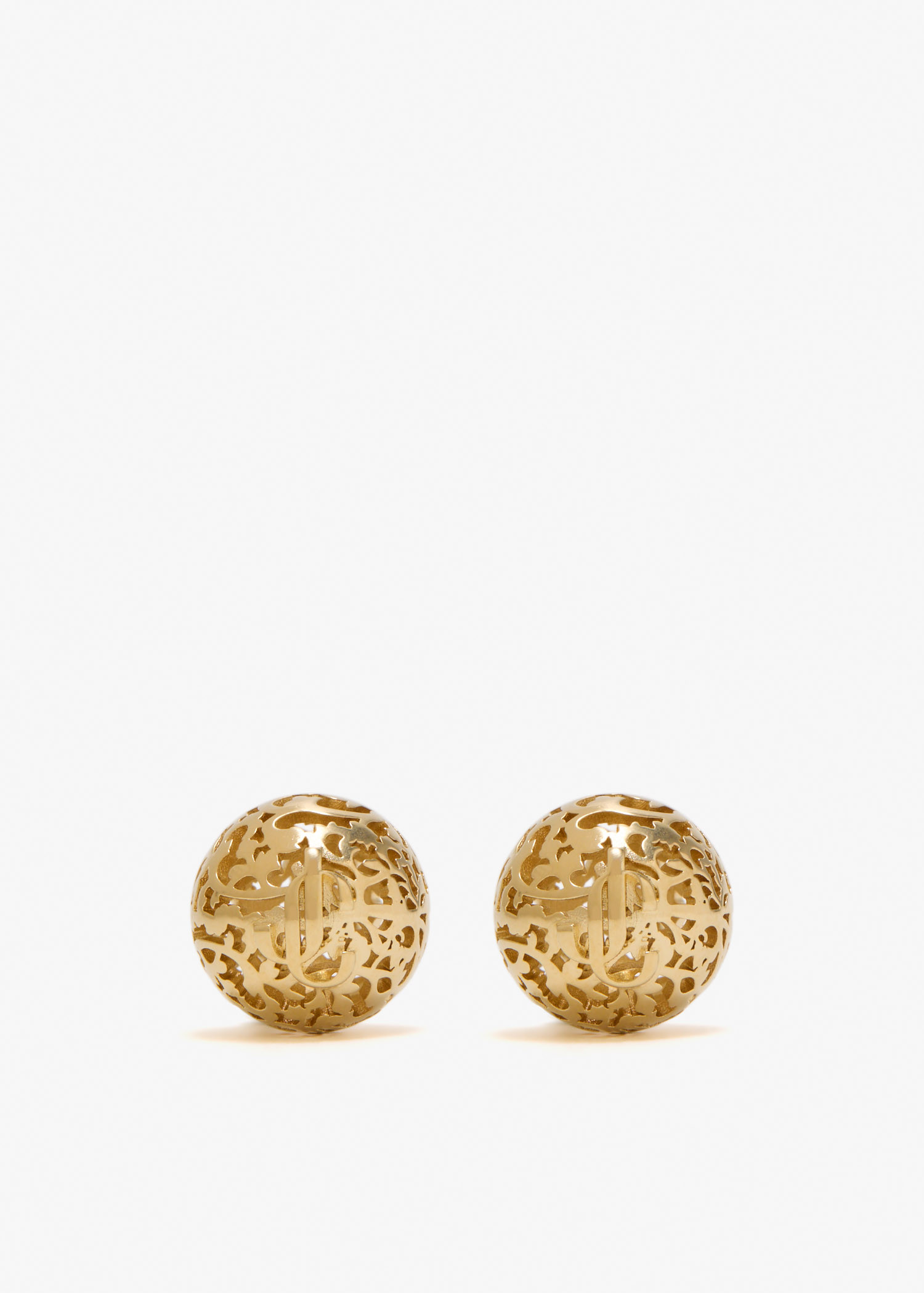 

Lace Sphere stud earrings, Gold