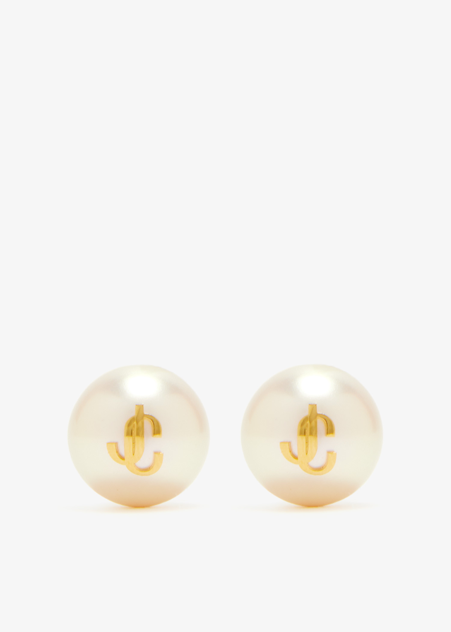 

JC Maxi Pearl stud earrings, White