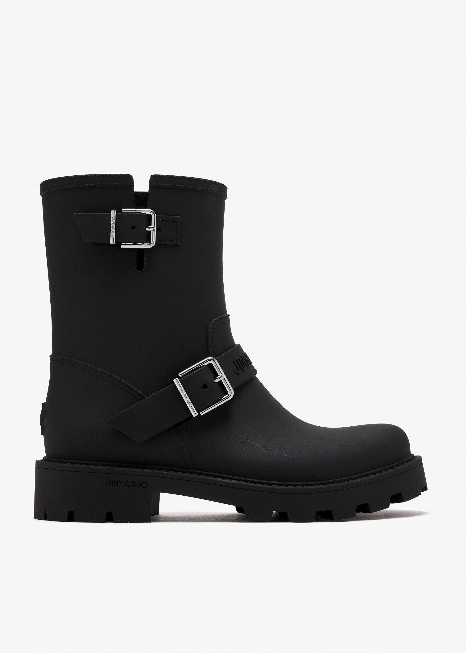 

Biker rain boots, Black