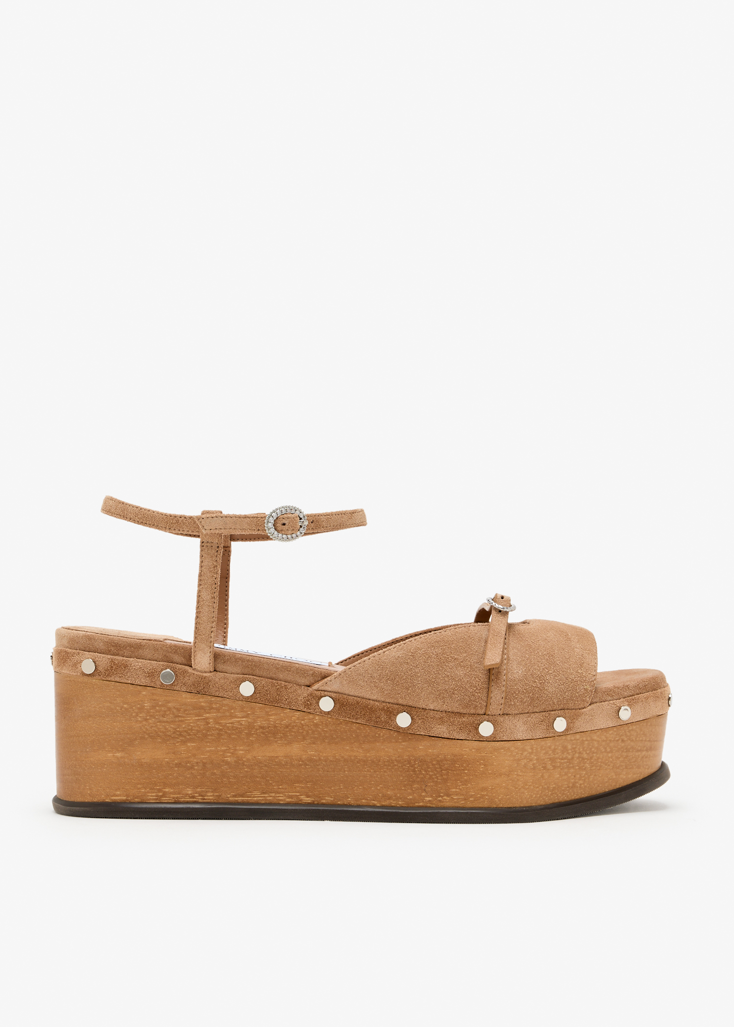 

Kata 60 wedge sandals, Taupe