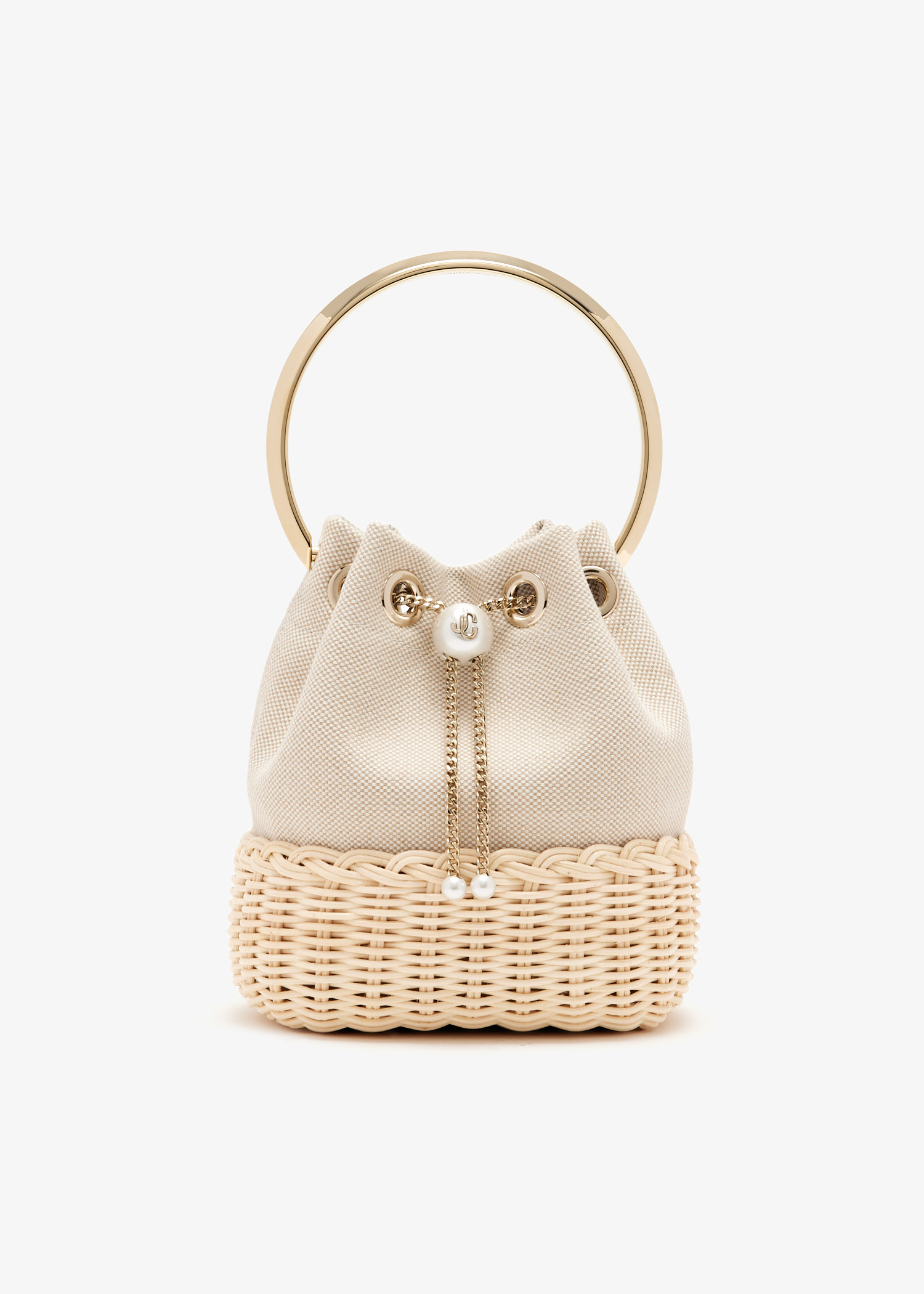

Bon Bon bucket bag, Cream