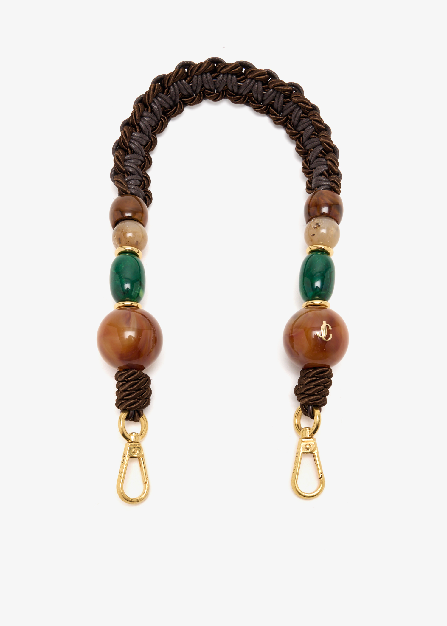 

Braided rope strap, Brown
