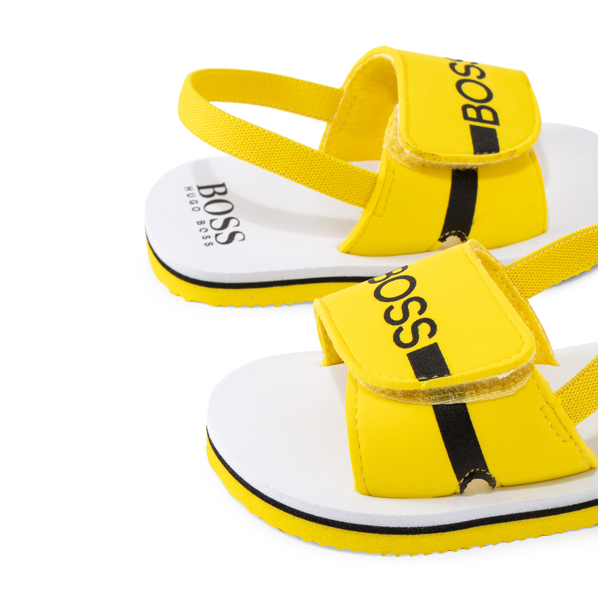 

Logo sandals, Yellow