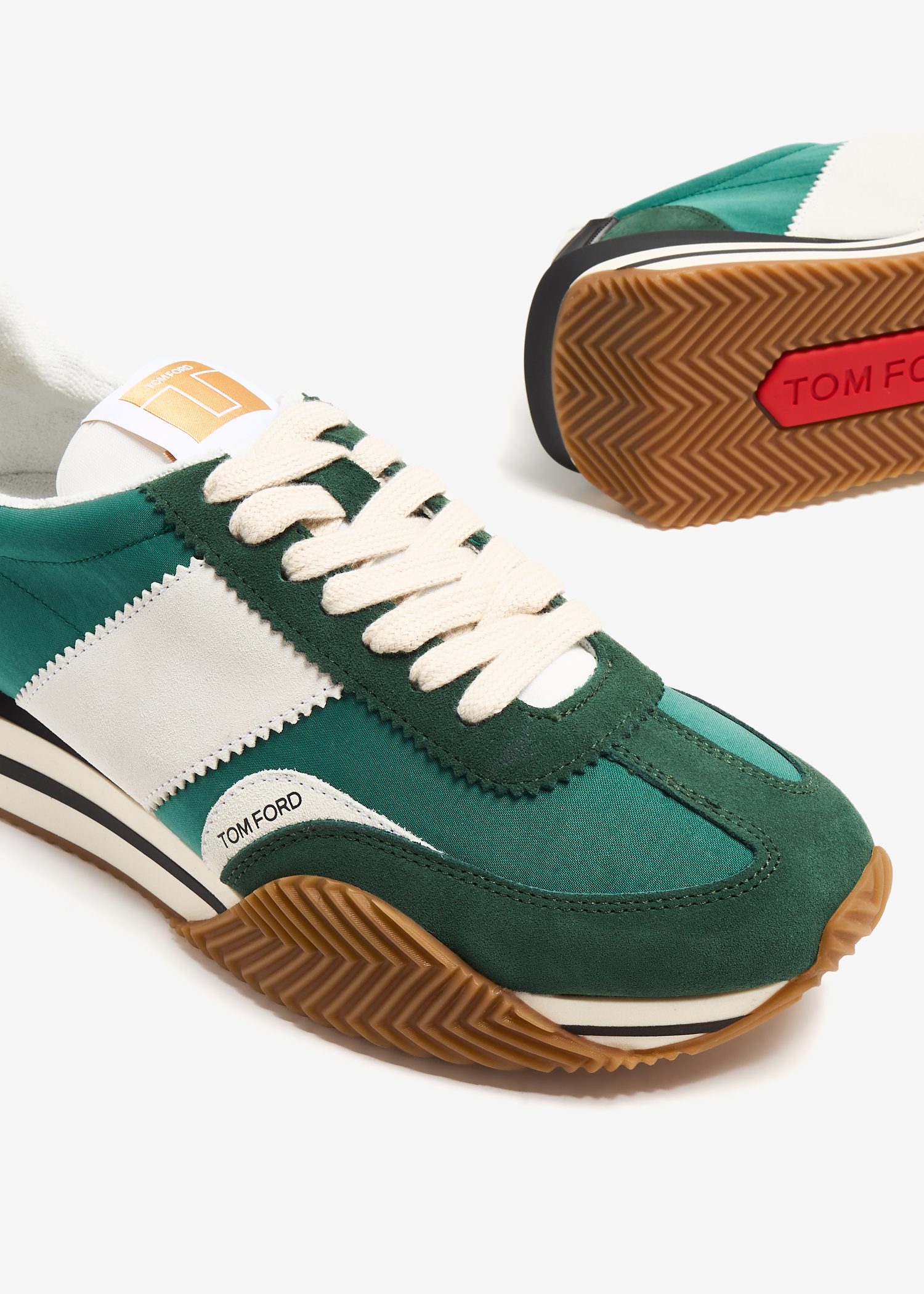Tom Ford James sneakers for Men - Green in UAE | Level Shoes Tom Ford James sneakers for Men - Green in UAE | Level Shoes