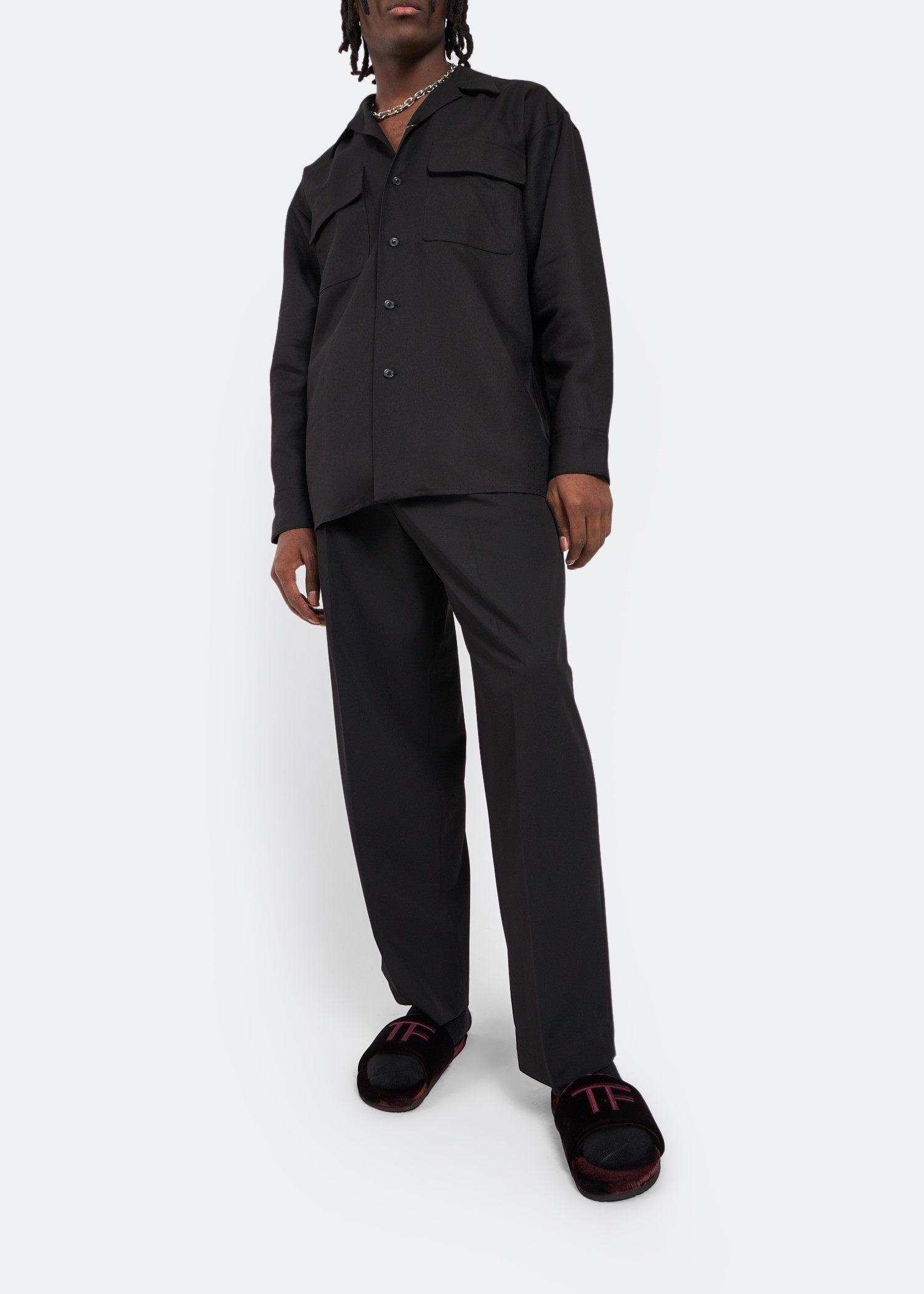

Harrison slippers, Burgundy