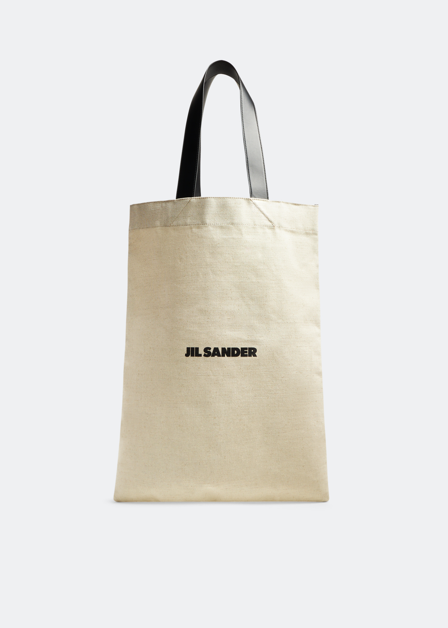 

Flat large shopper bag, Beige