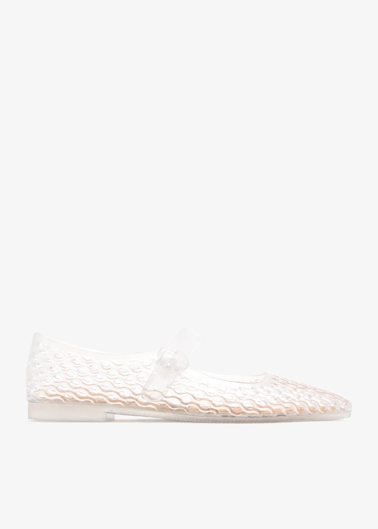 

Michaela Jelly Mary Jane shoes, Neutral