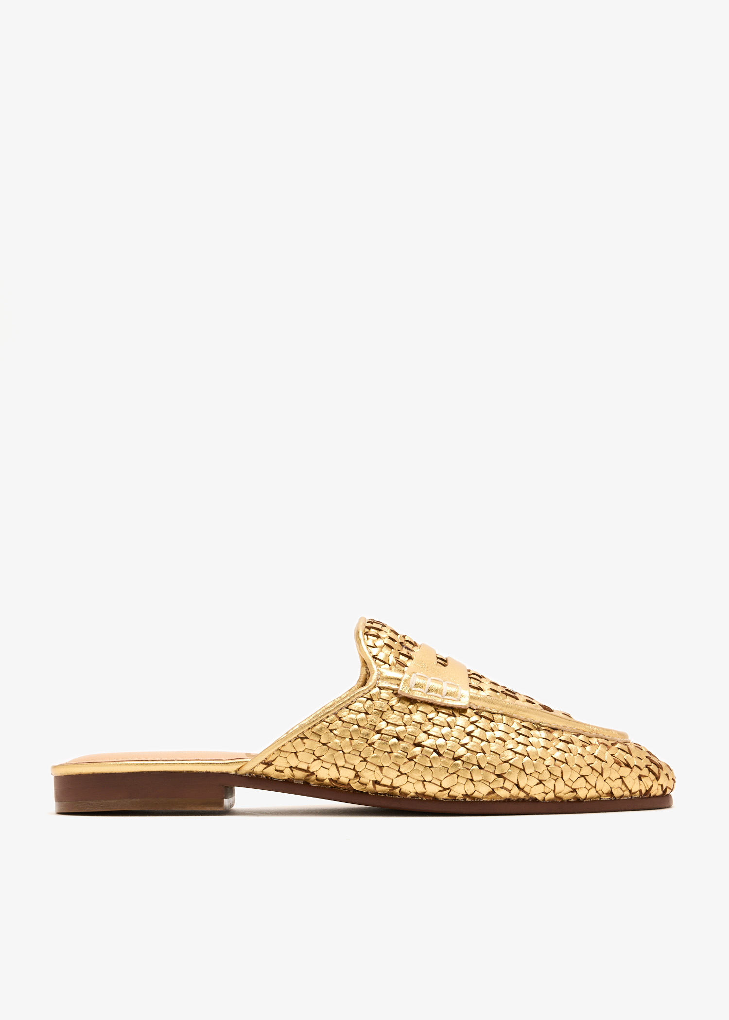 

Tullie slippers, Gold