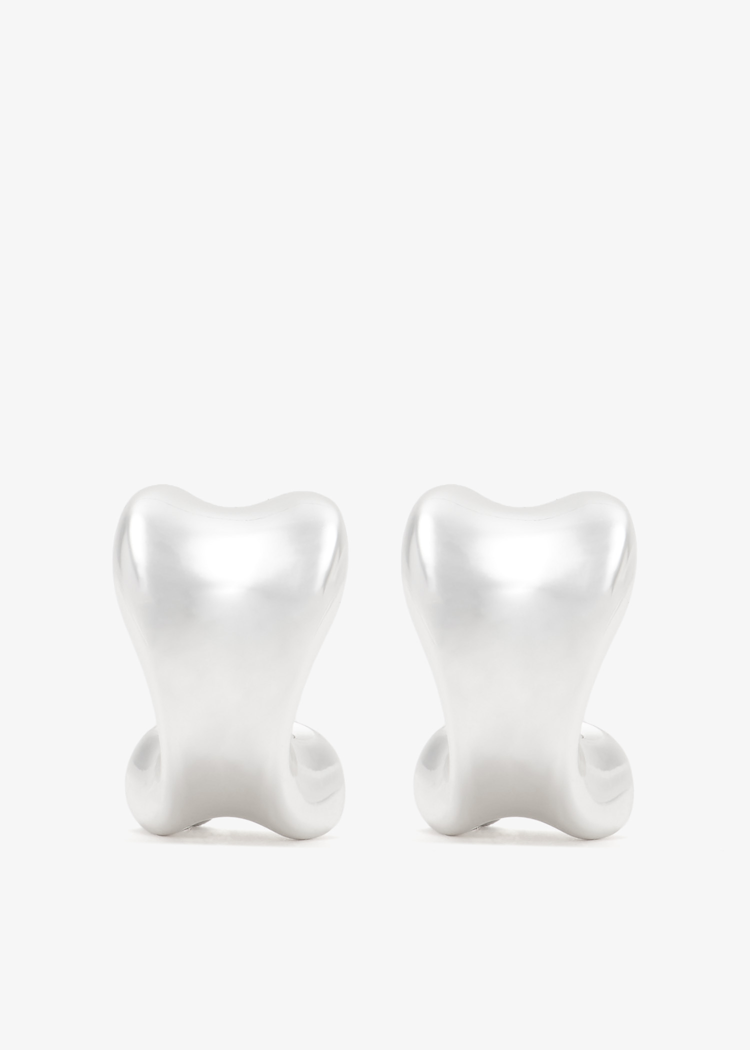 

Chunky doune hoops, Silver