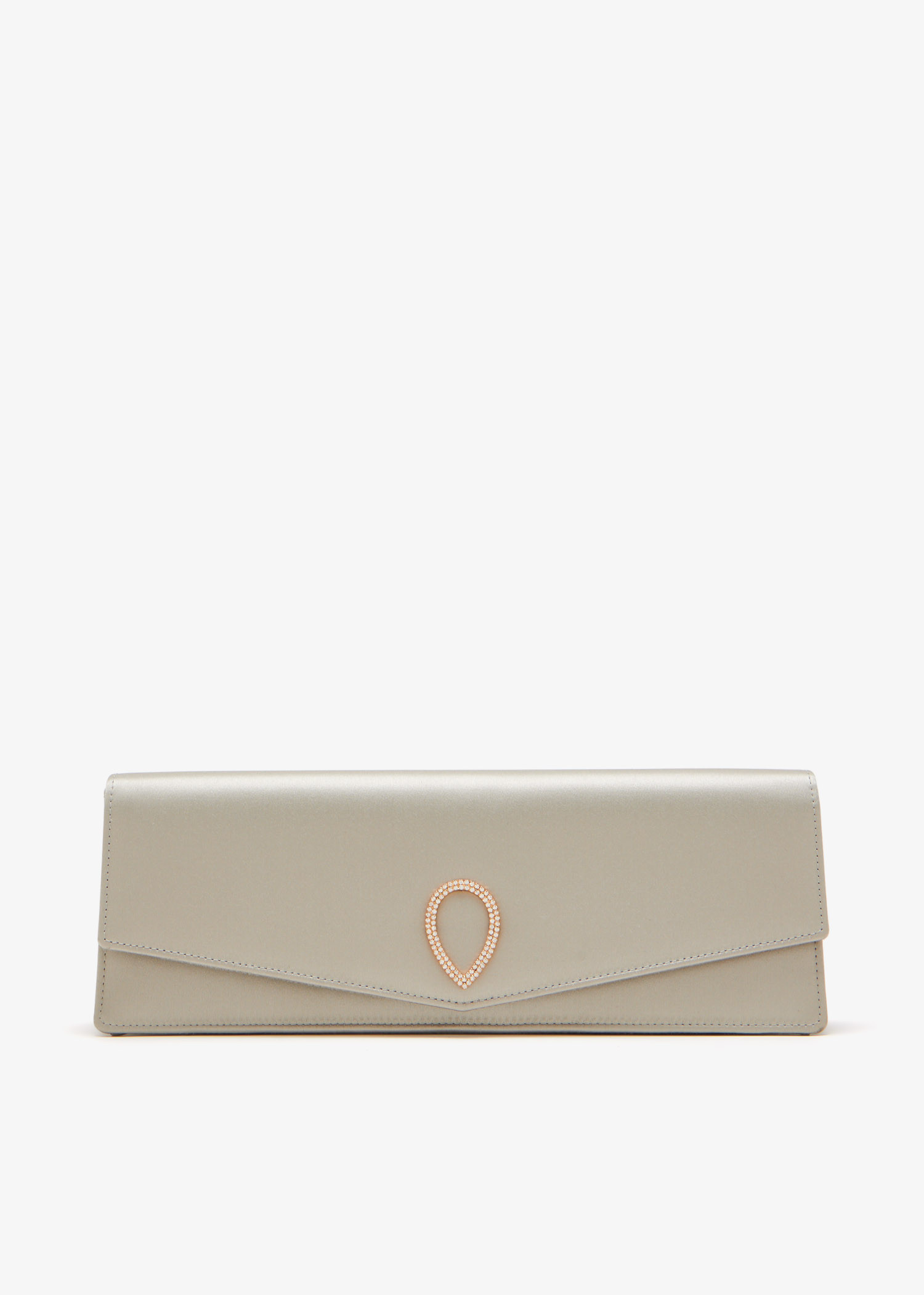 

Le 8 baguette clutch, Silver