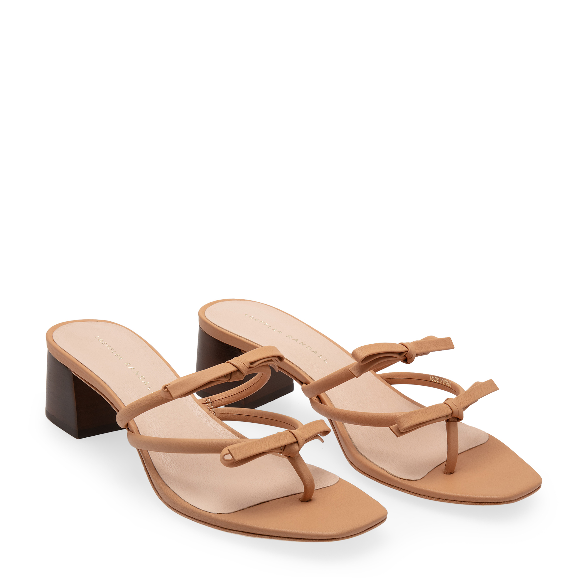 

Jean mules, Beige
