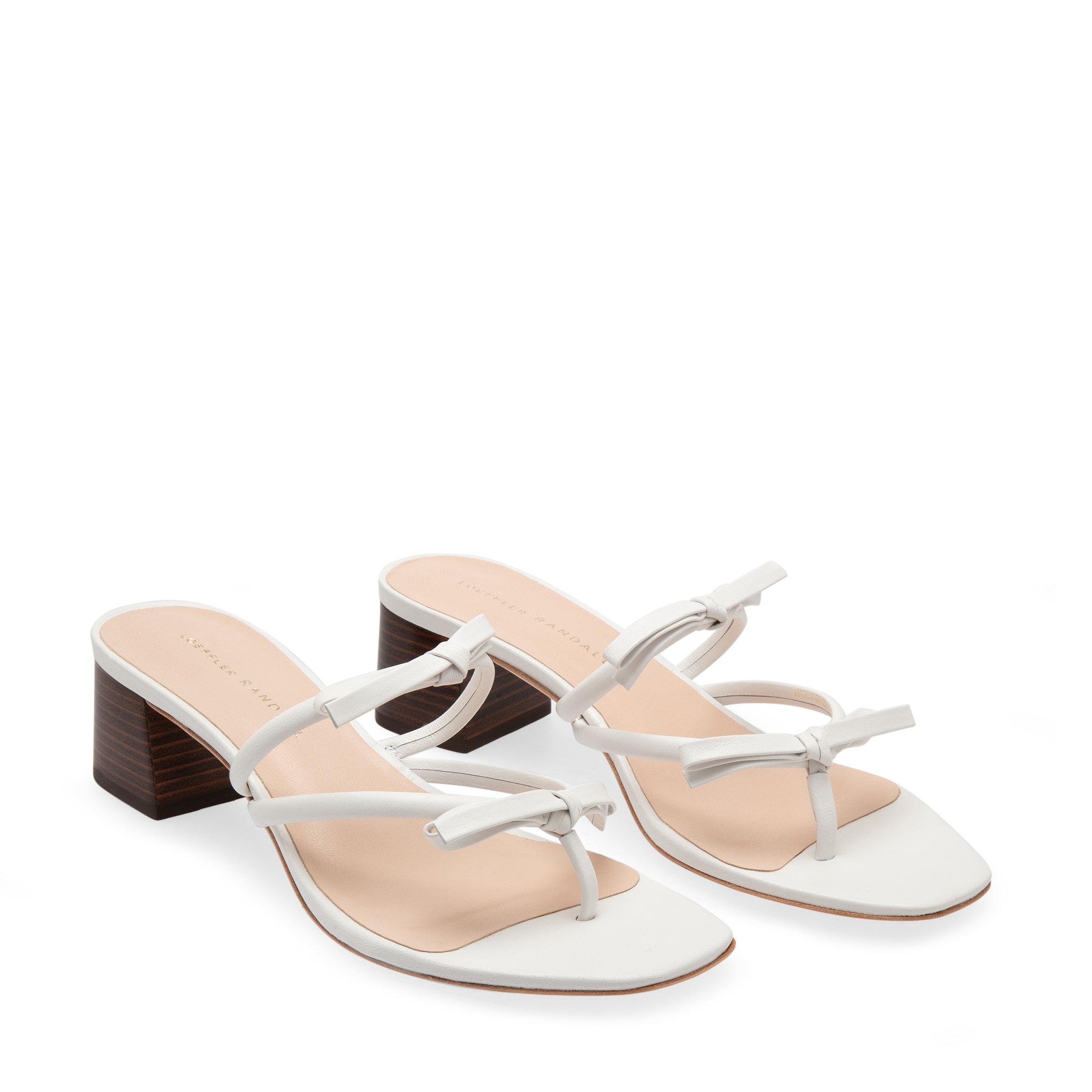 

Jean mules, Beige