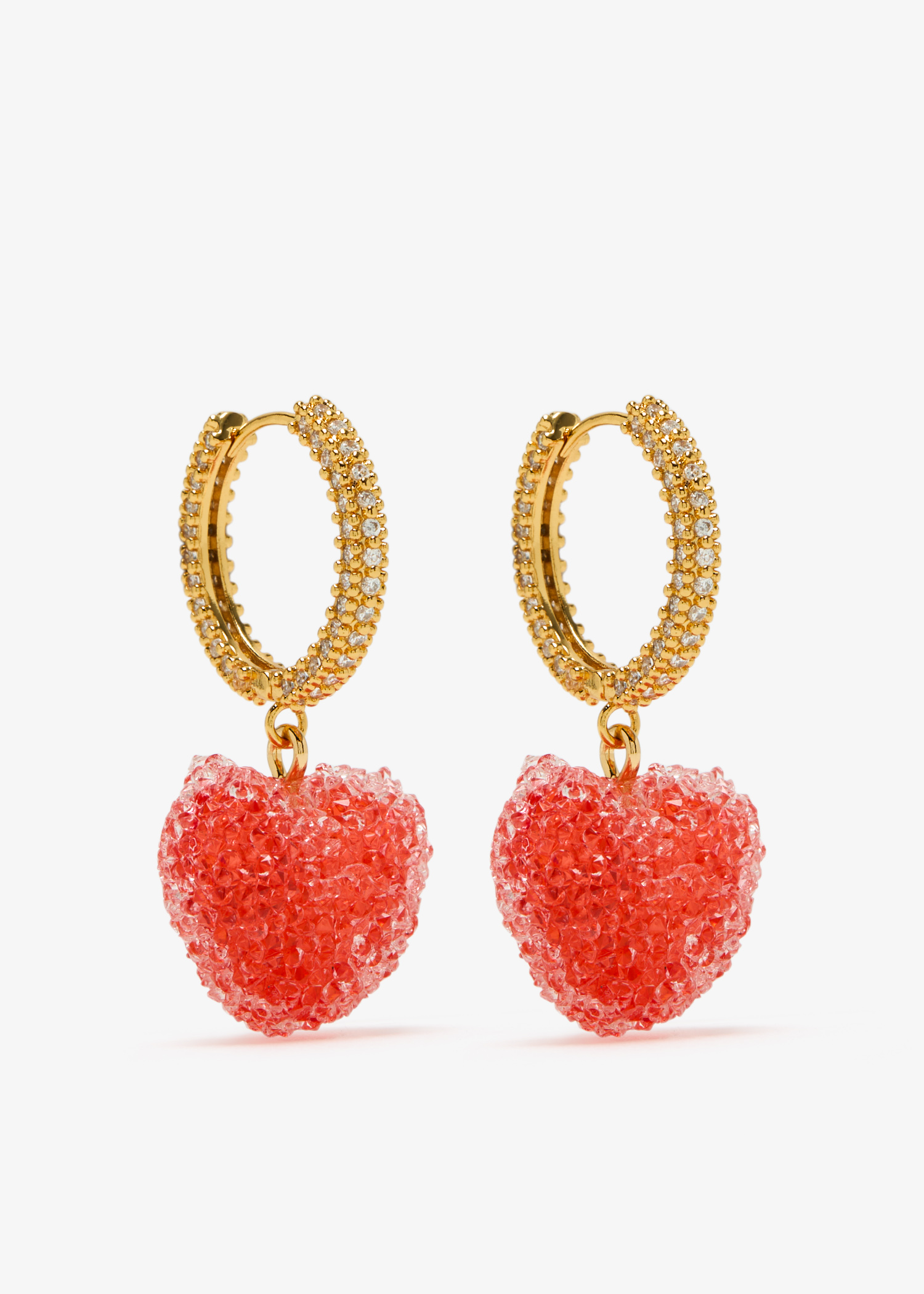 

Jelly Heart earrings, Pink