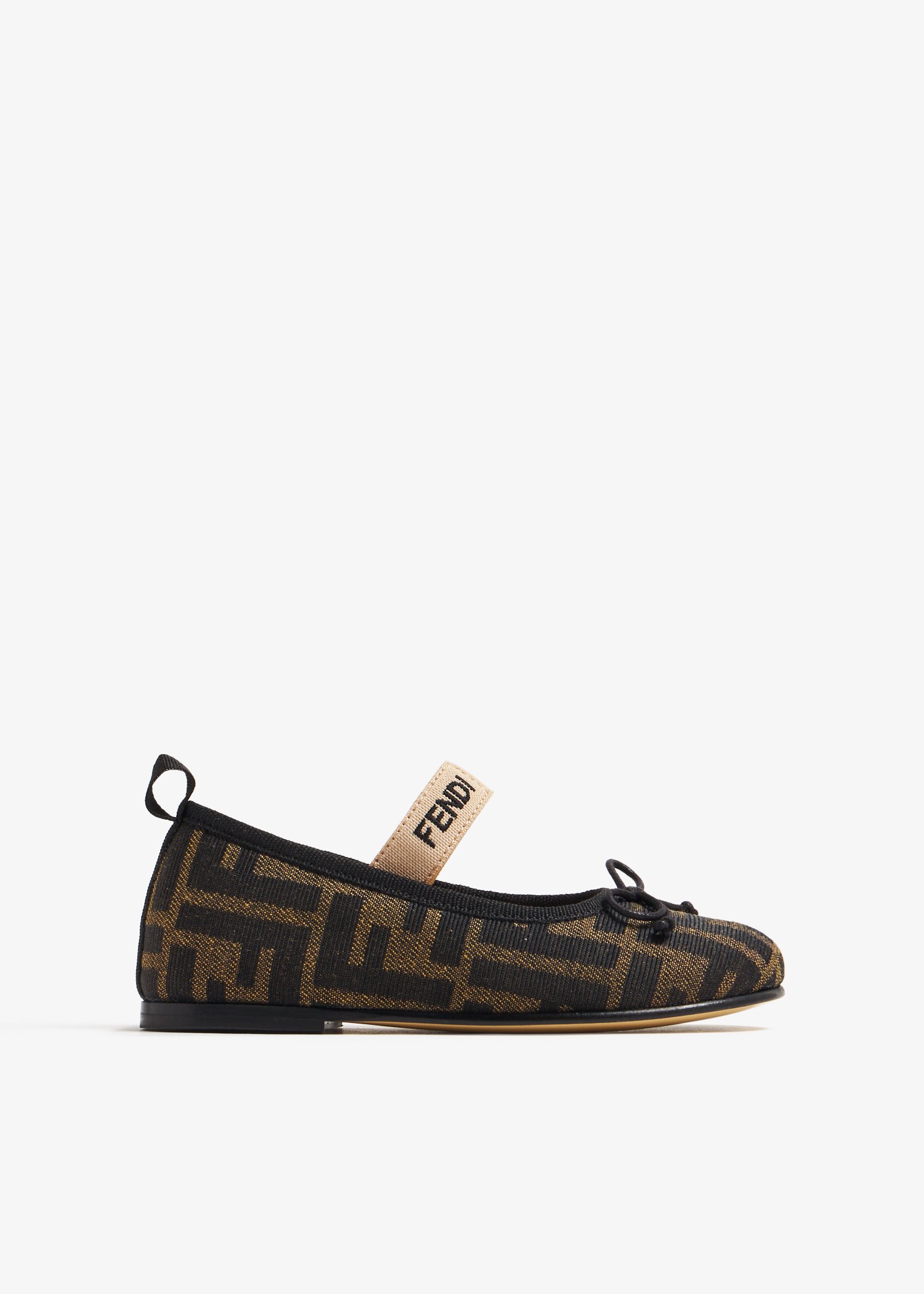 

Tobacco jacquard ballerinas, Prints