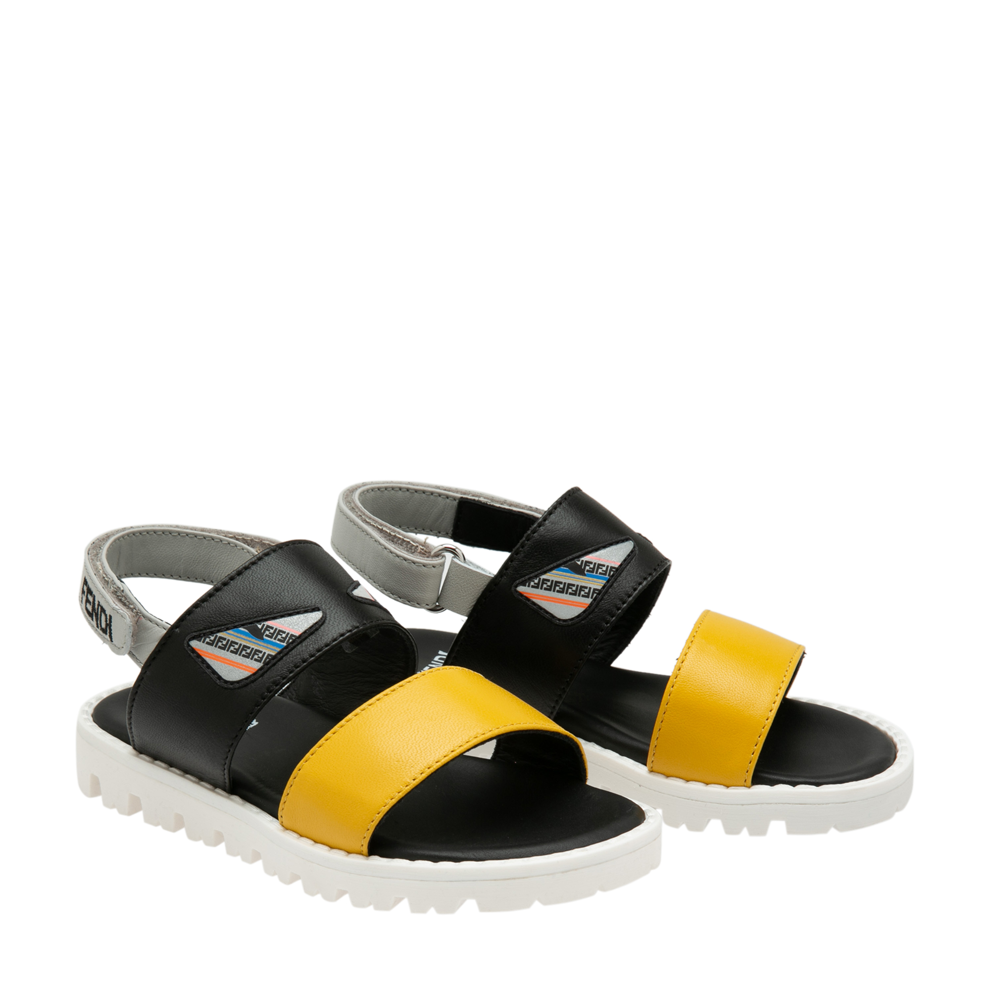

Leather sandals, Yellow