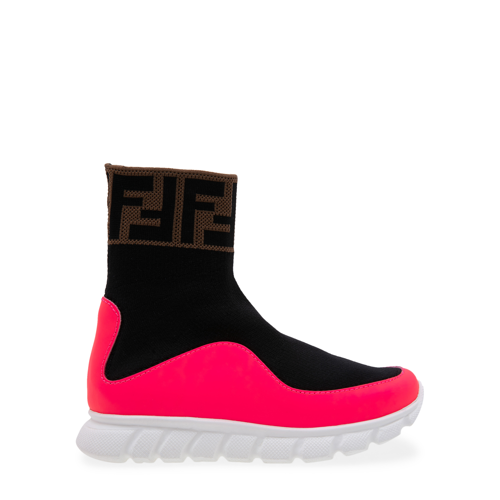 

Embroidered sock sneakers, Black