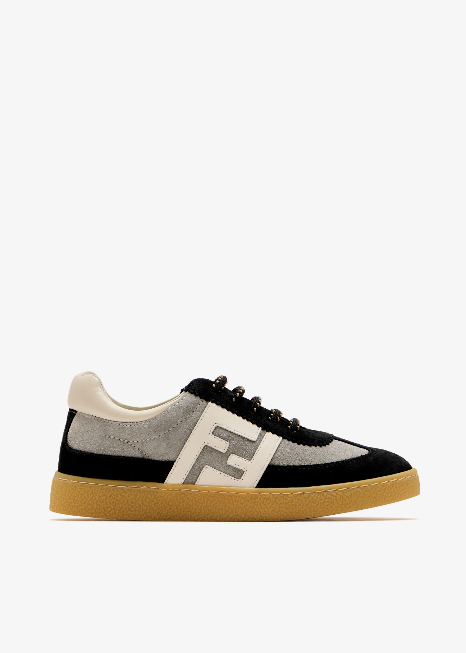 

FF logo sneakers, Black