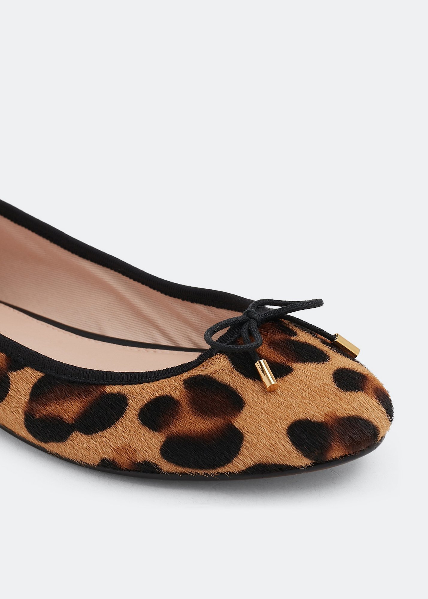 Dune leopard print ballet discount pumps