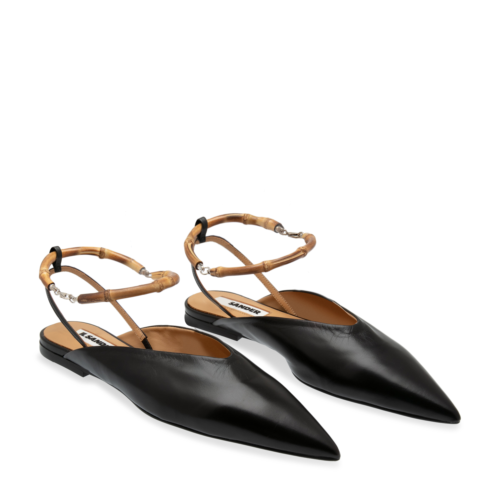

Ballerina mules, Black