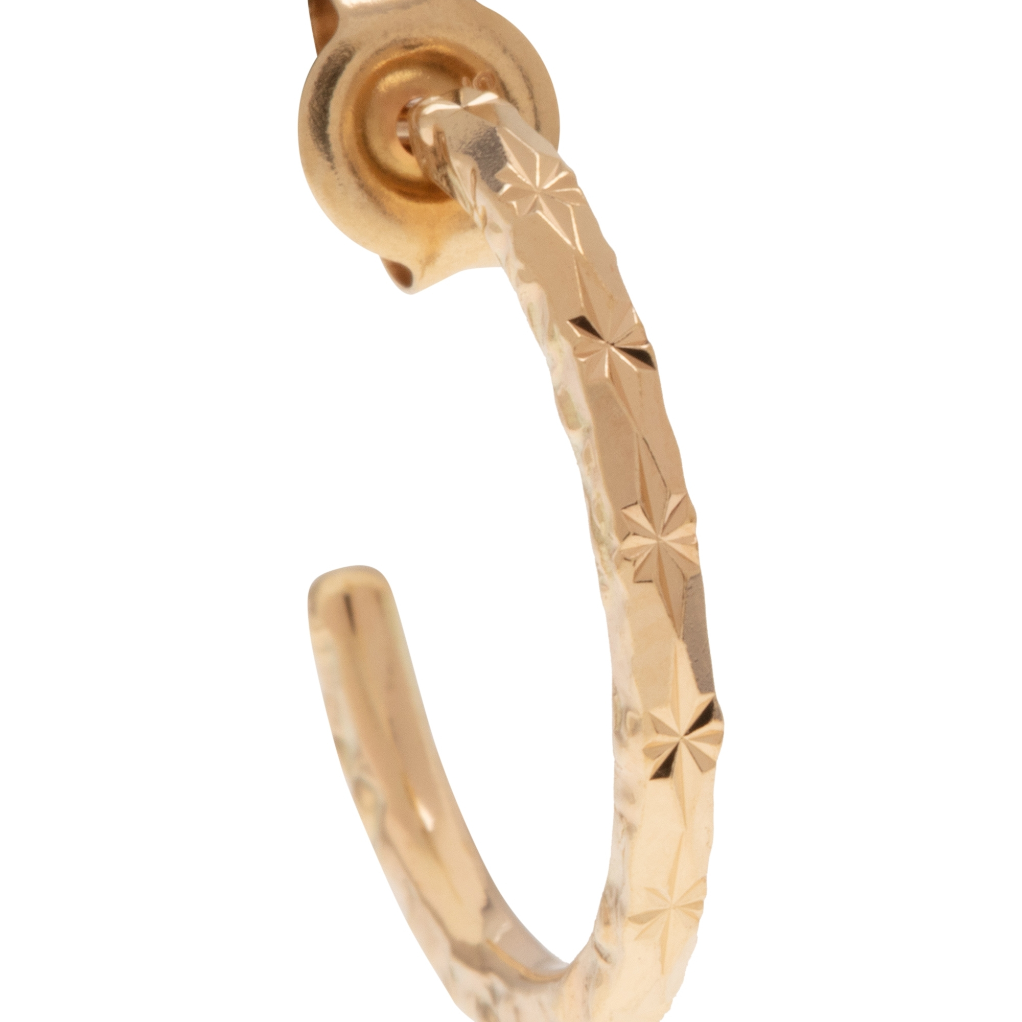 

10kt Gold Infinity hoops