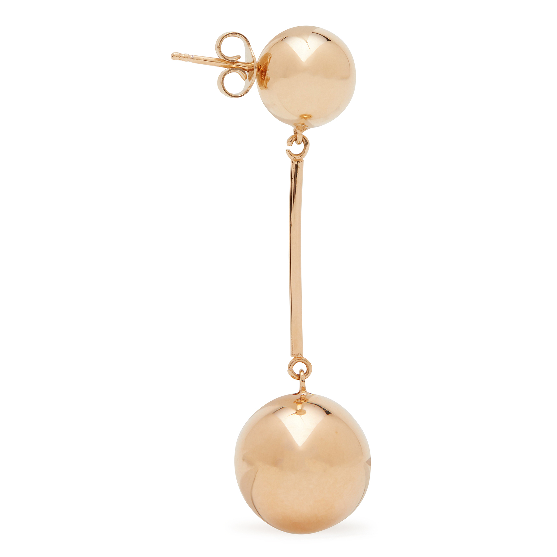 

Sphere Drop earrings, Gold