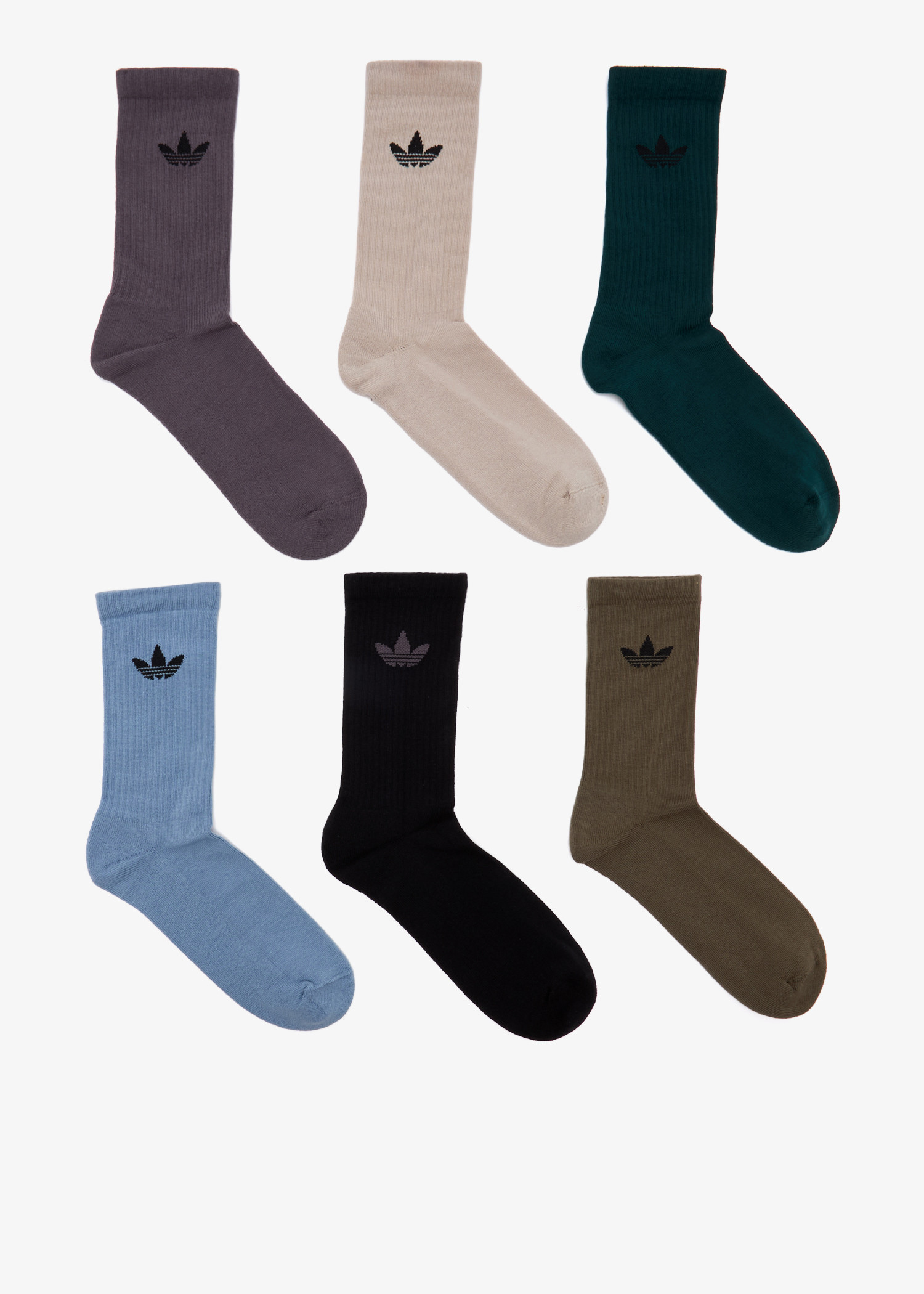 

Trefoil crew socks set, Multicolored