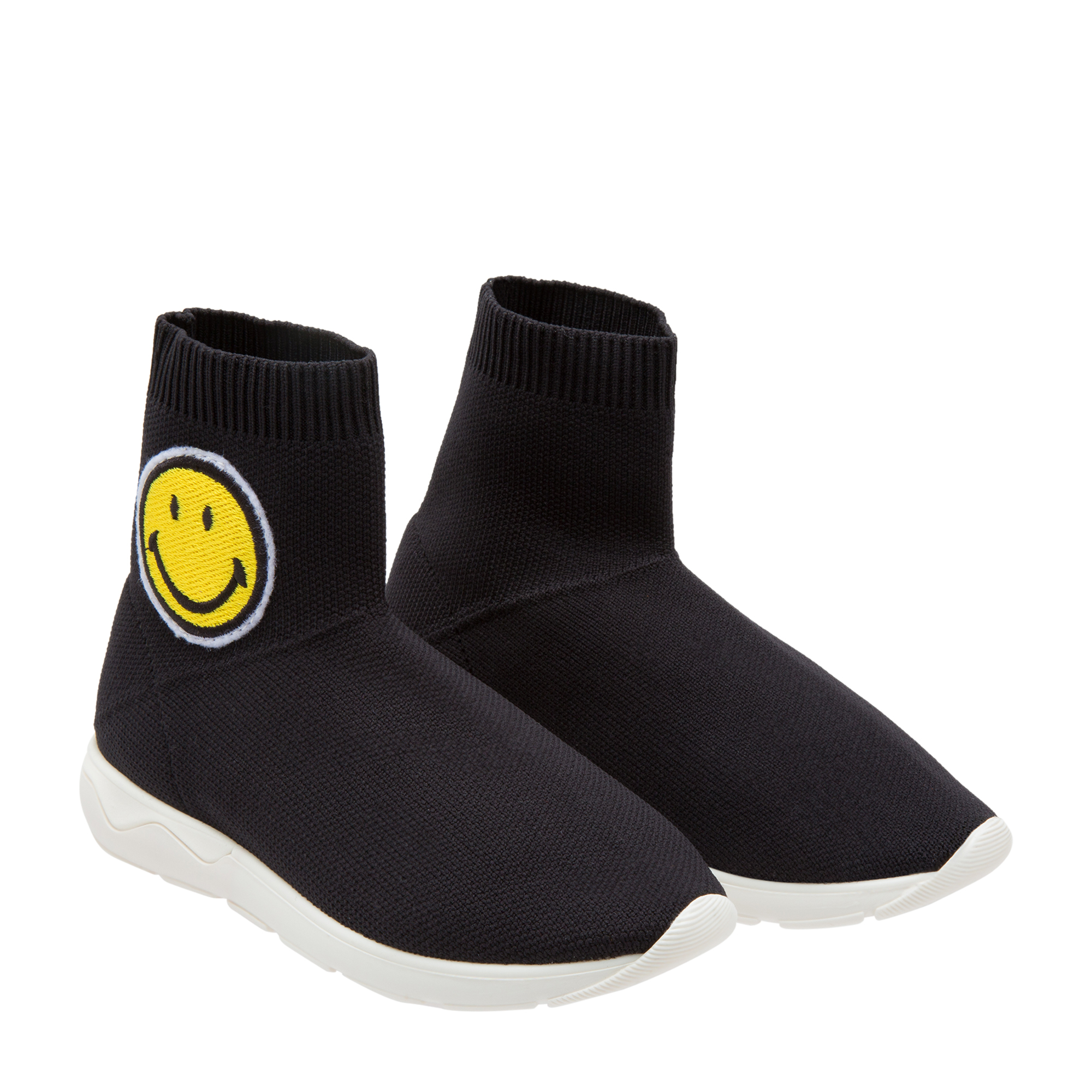 

Smile Sock sneakers, Black