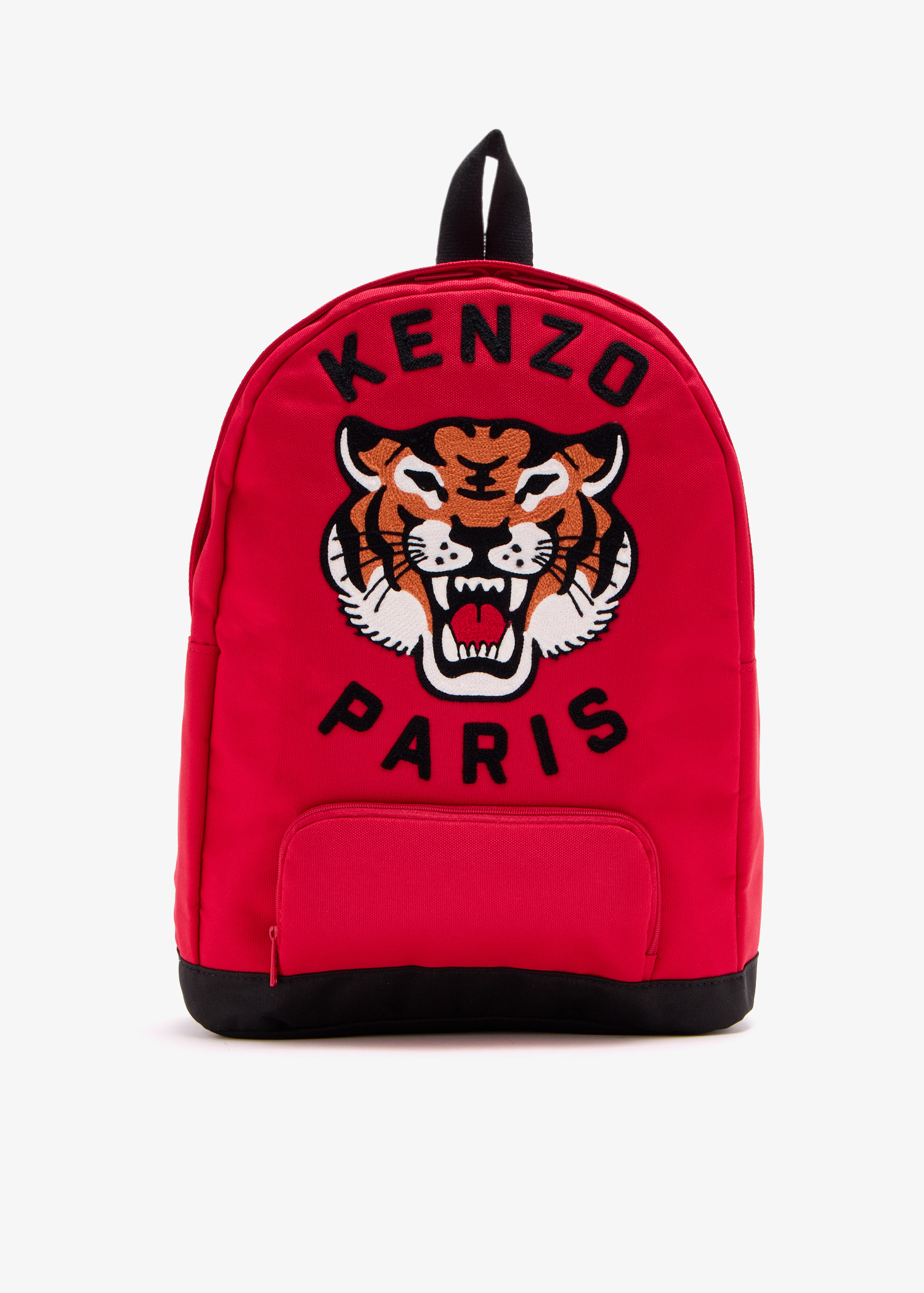 

Tiger logo patch backpack, Red