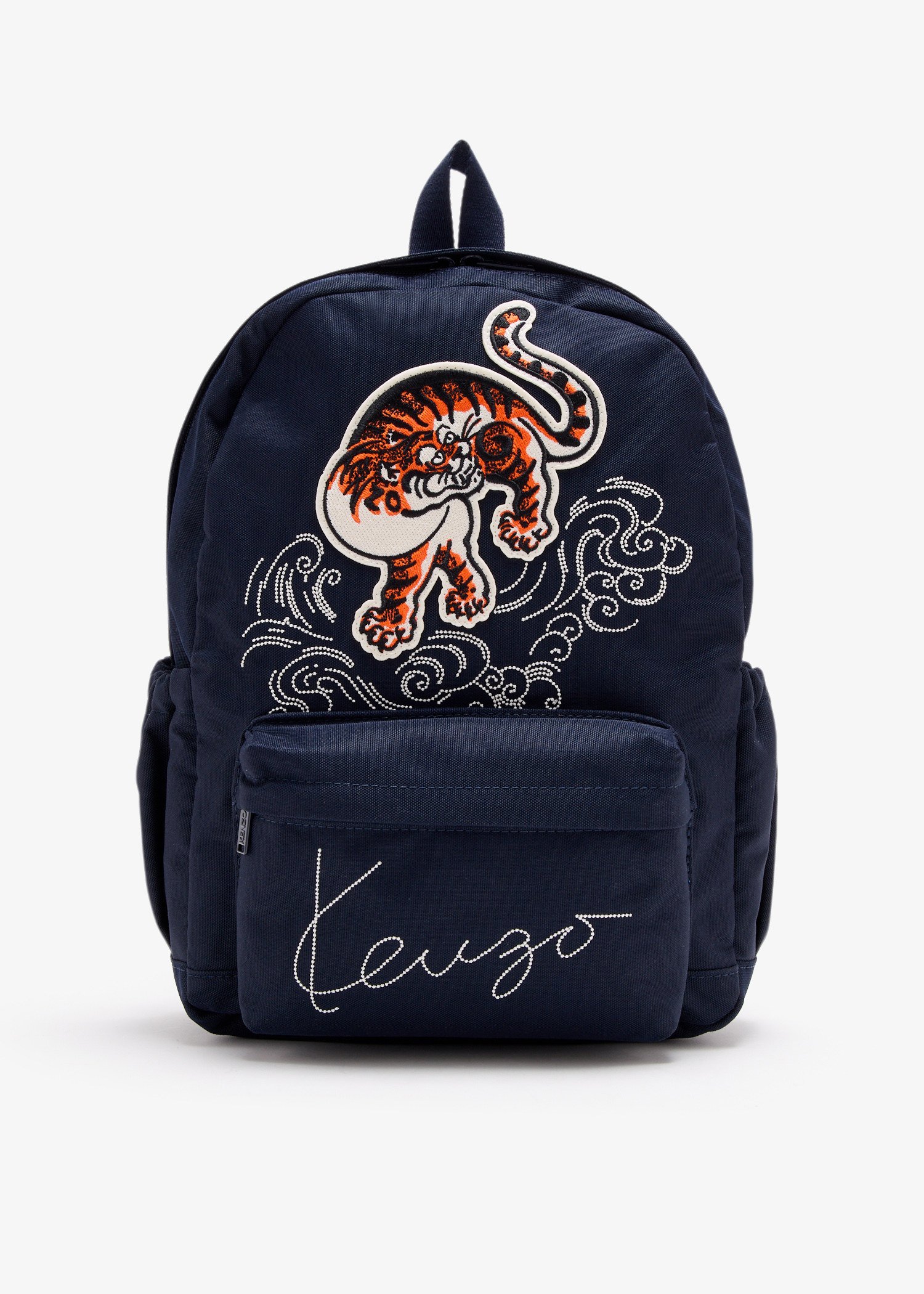 

Tiger logo backpack, Black