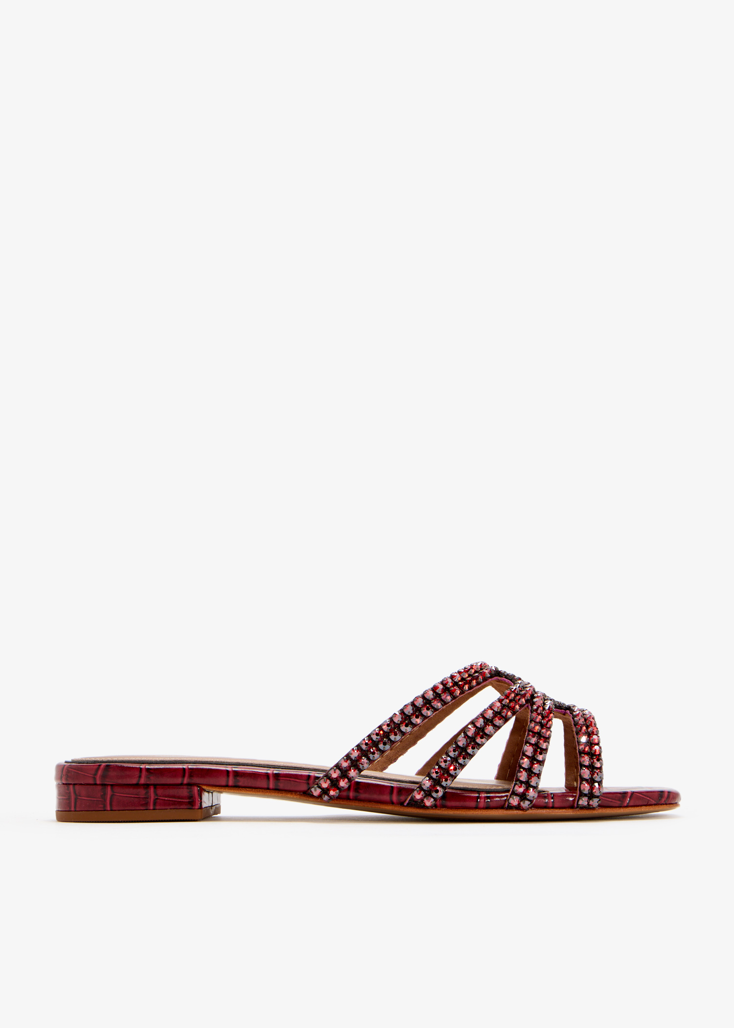 

Kalene flat sandals, Burgundy