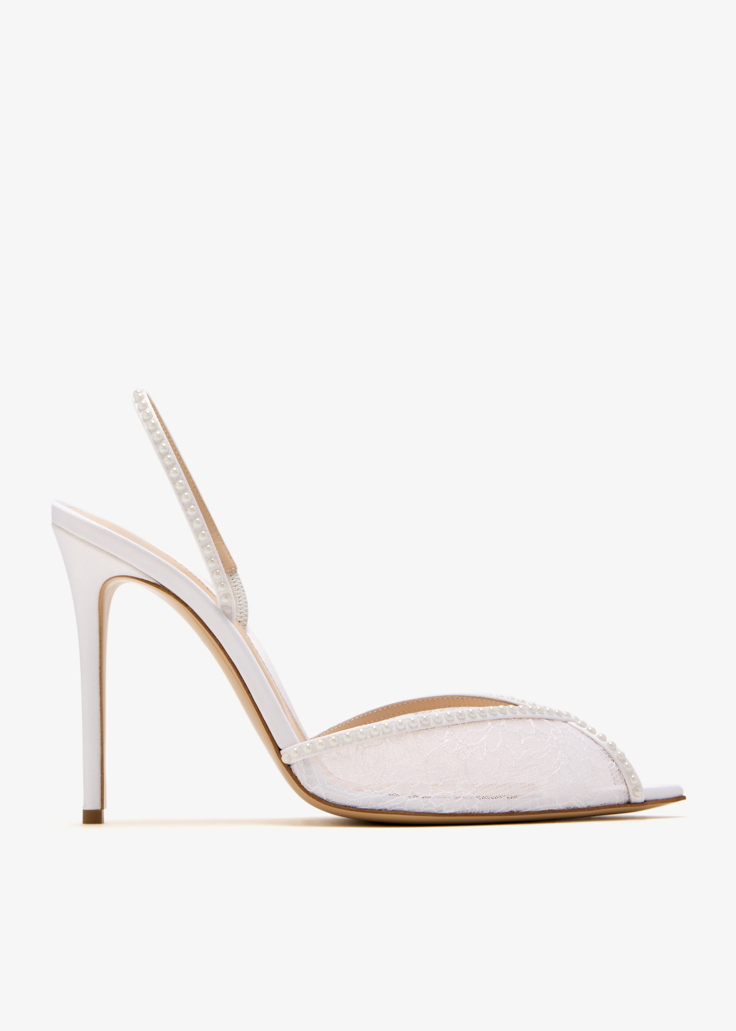

Katy 105 slingback pumps, White