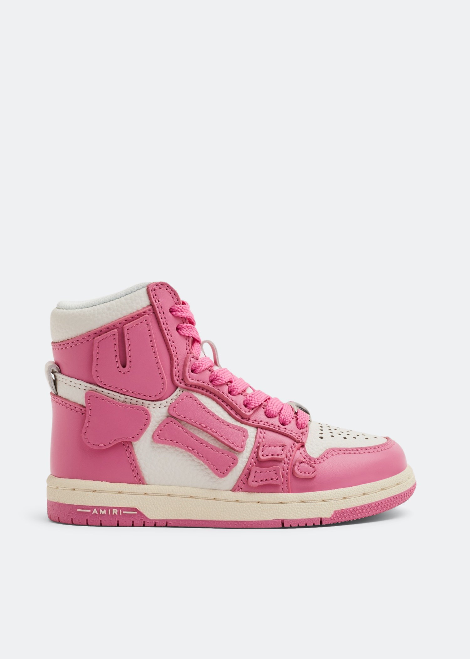 AMIRI Skel hi-top sneakers for Girl - Pink in KSA | Level Shoes